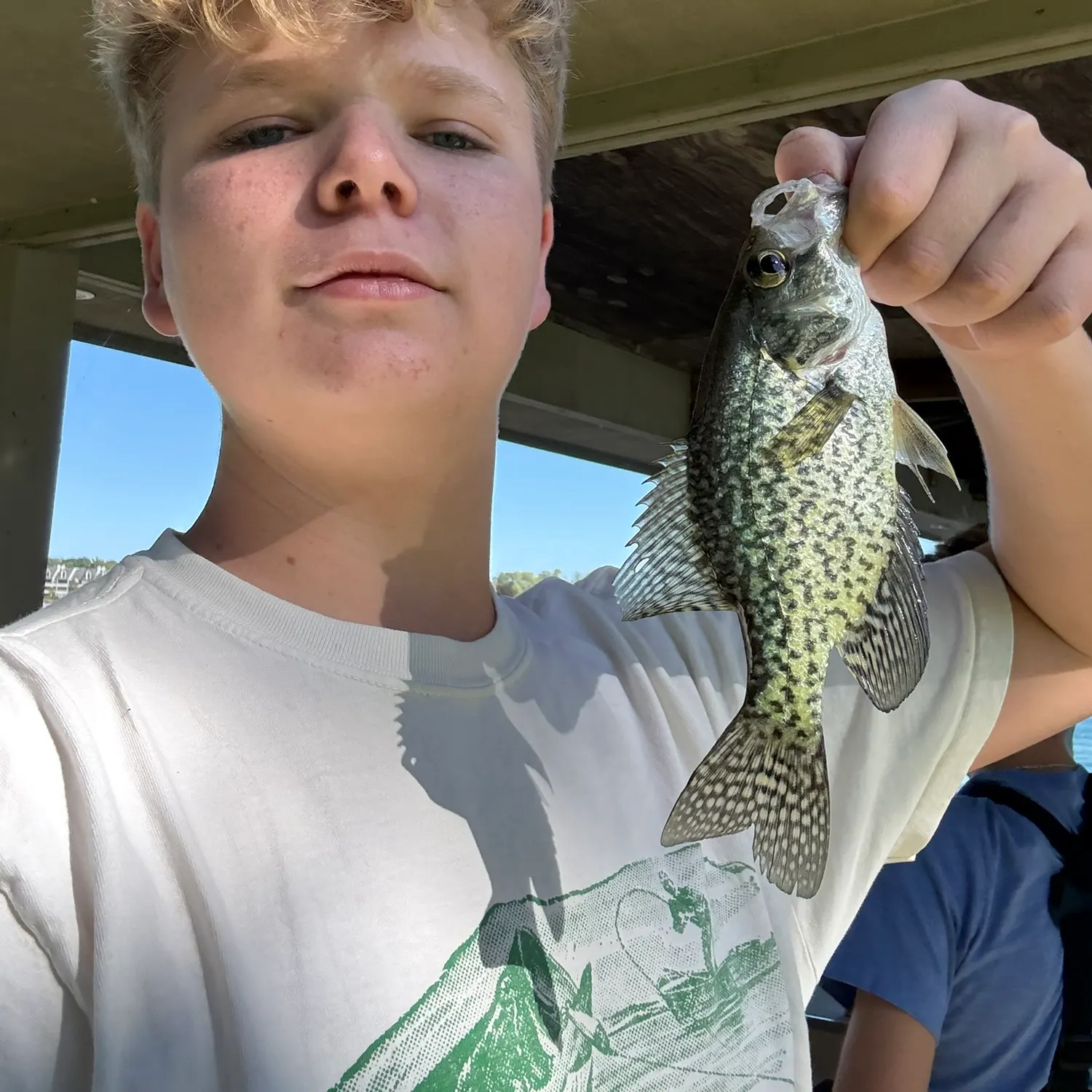 Black crappie caught on Fishbrain
