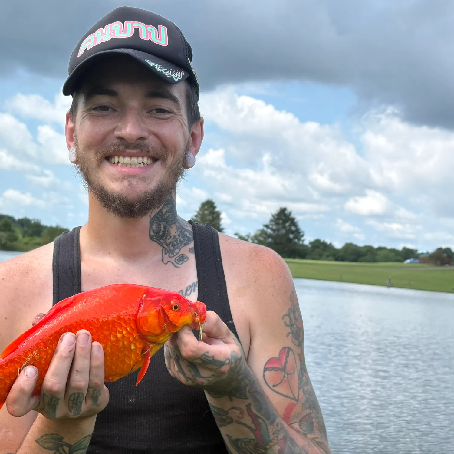 Goldfish caught on Fishbrain