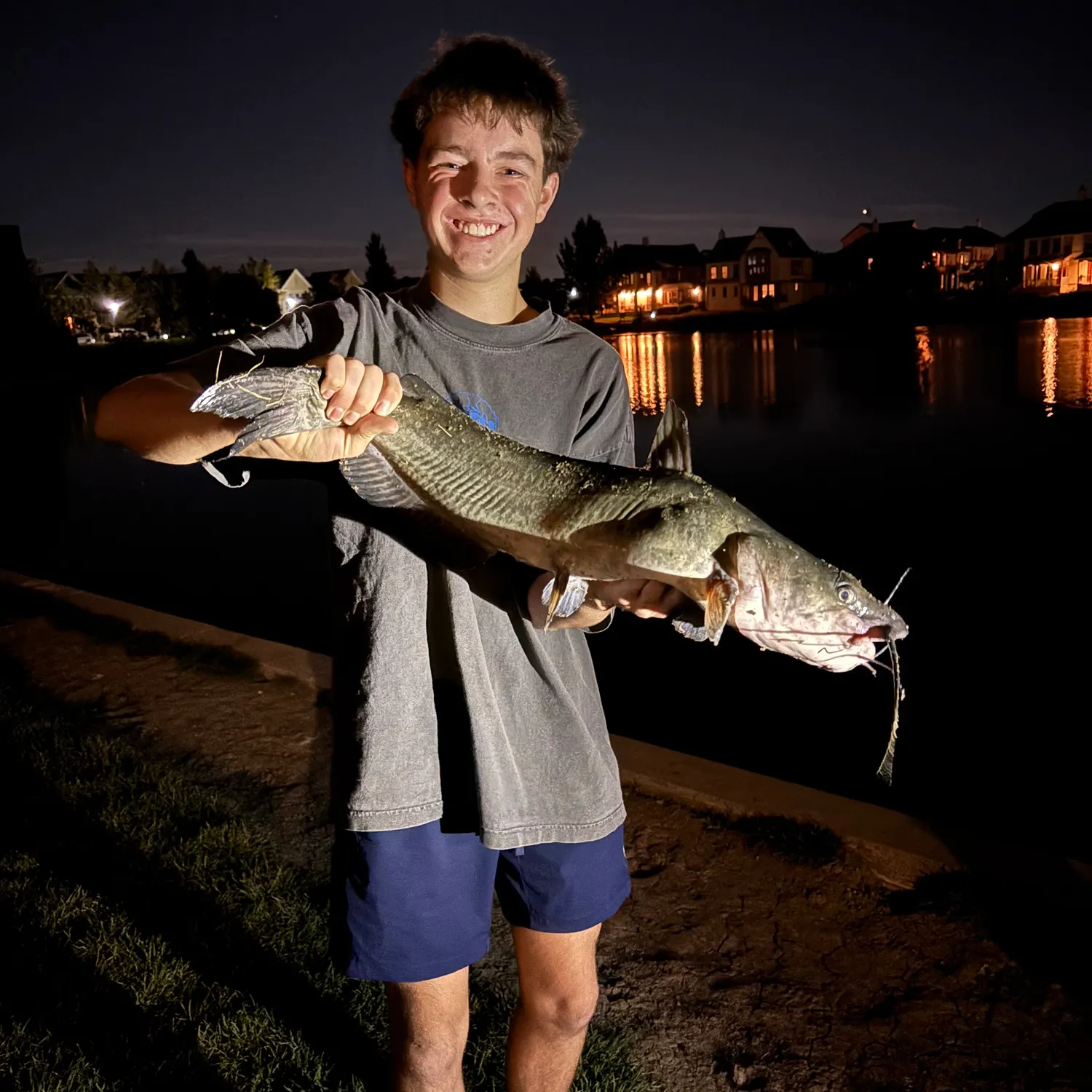 Channel catfish caught on Fishbrain