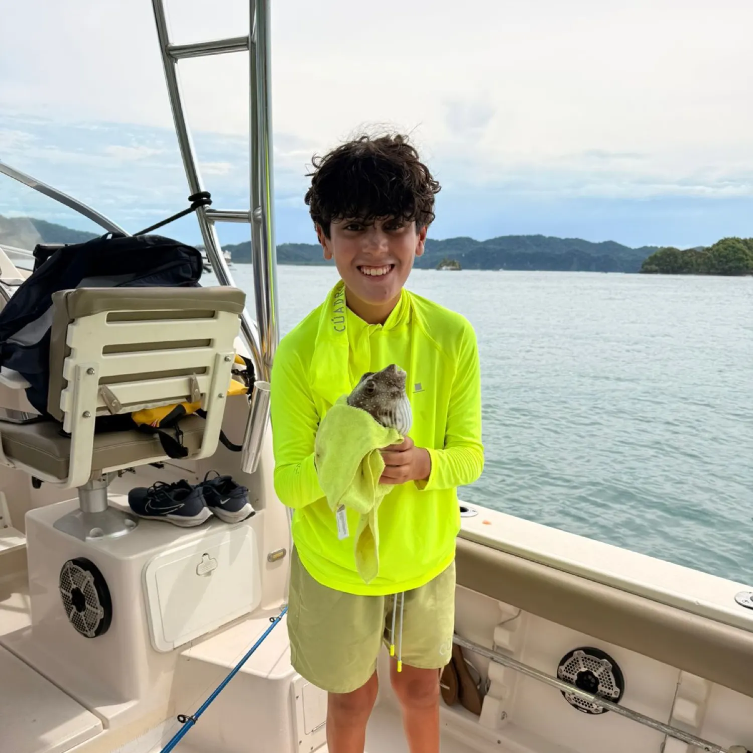 The most recent Yellowspotted puffer catches on Fishbrain