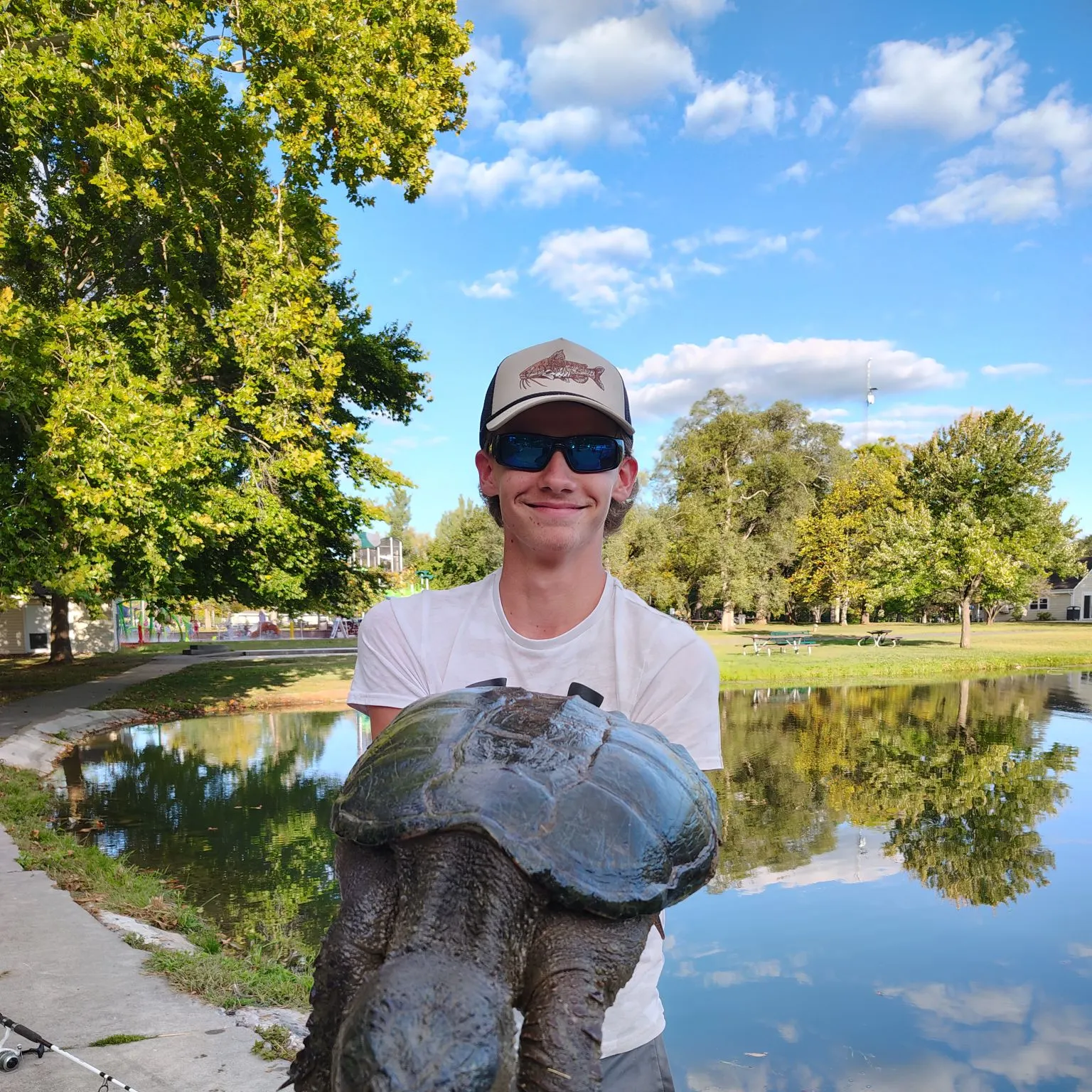 Common snapping turtle caught on Fishbrain