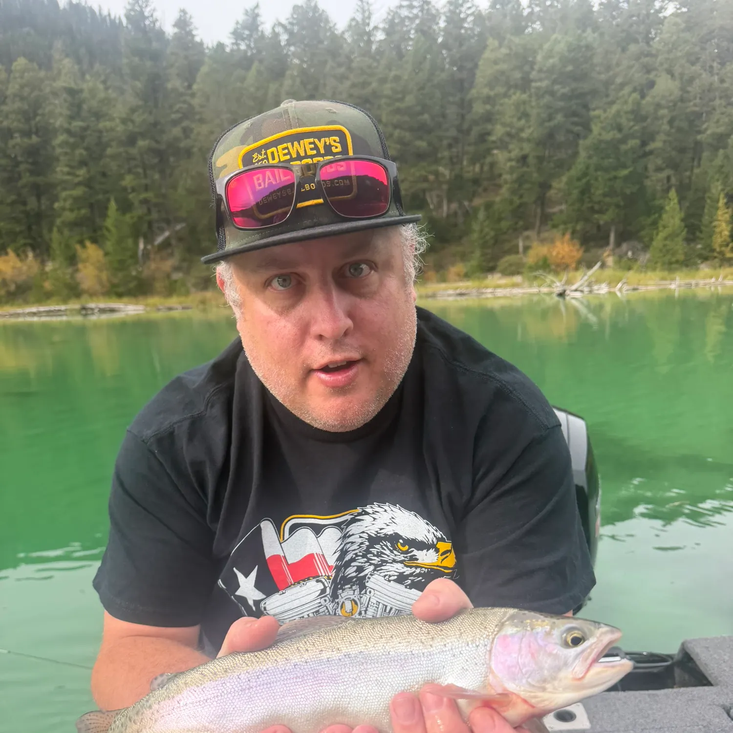 Rainbow trout caught on Fishbrain
