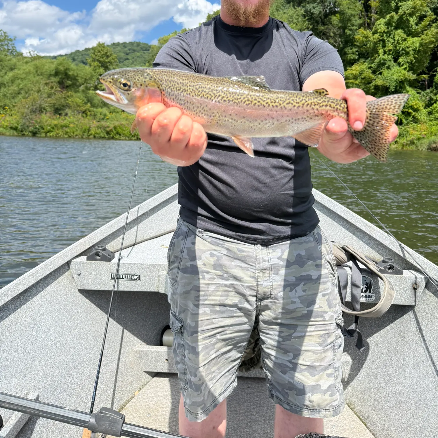 Rainbow trout caught on Fishbrain