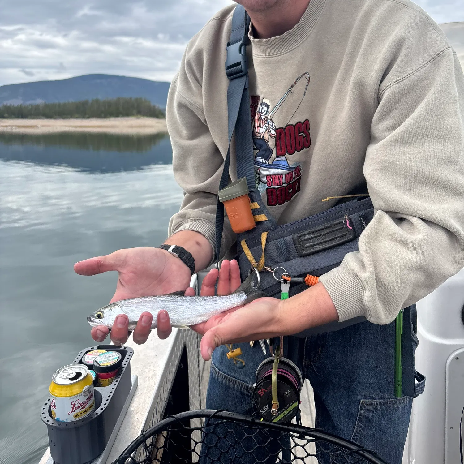 Kokanee salmon caught on Fishbrain