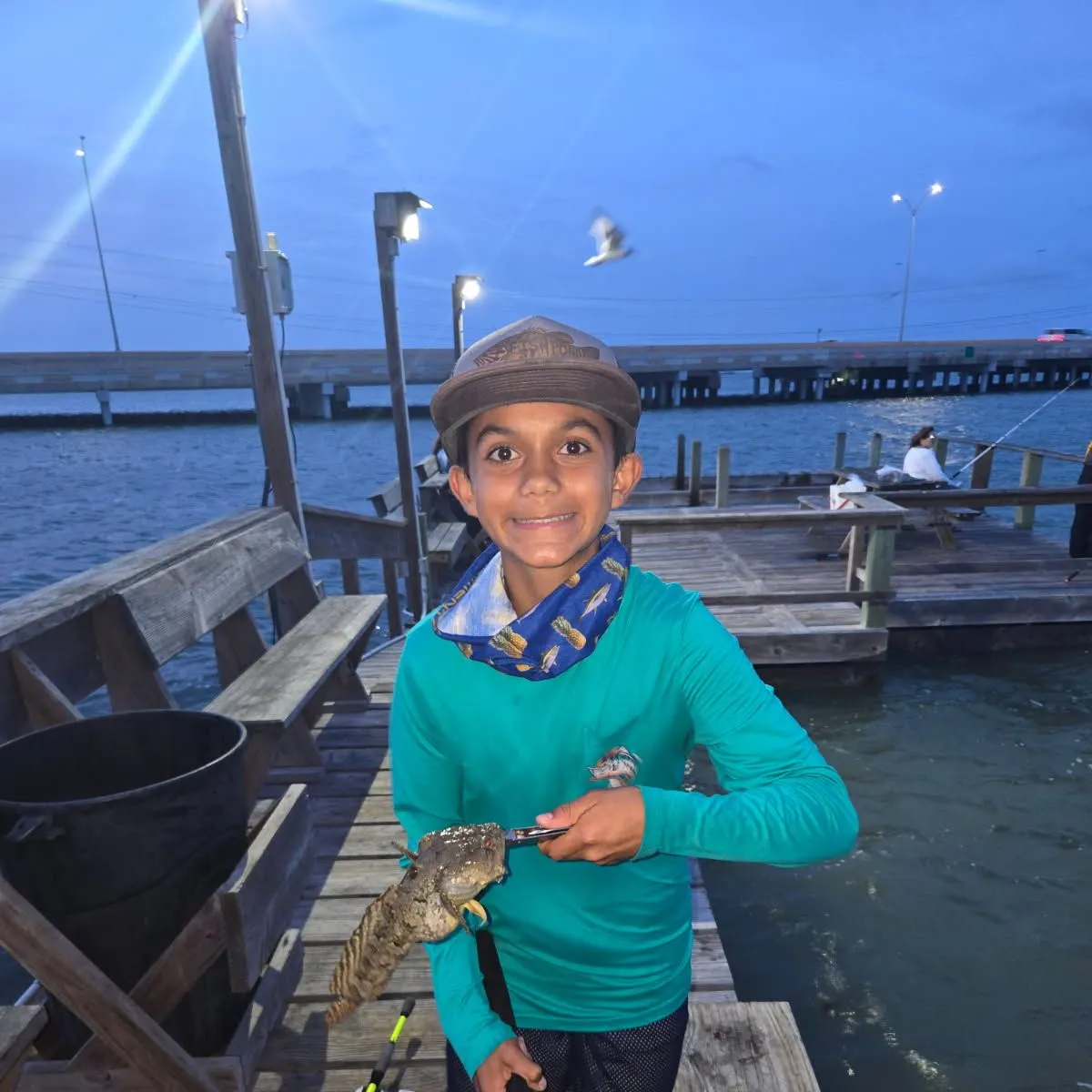 The most recent Boulenger's toadfish catches on Fishbrain