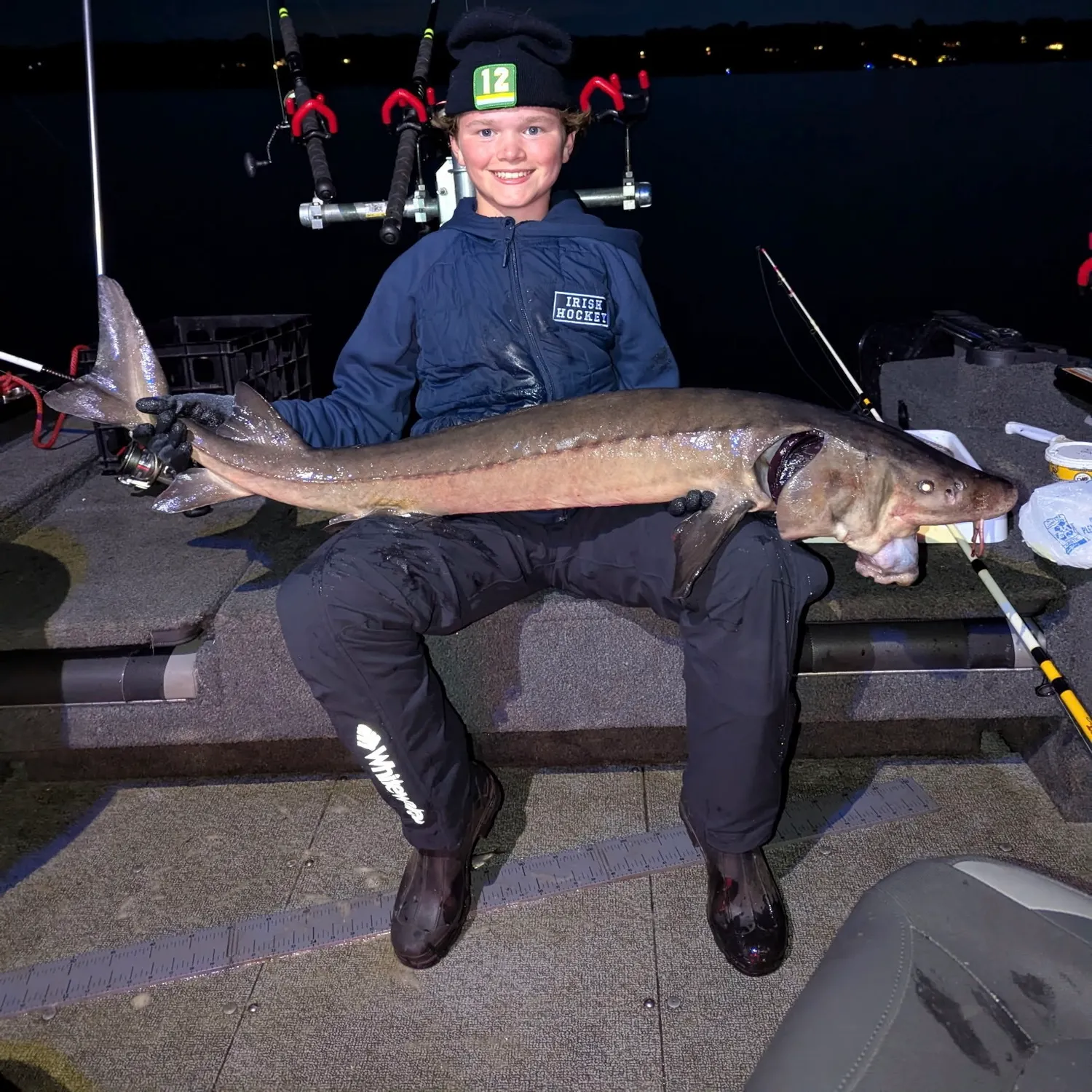 Lake sturgeon caught on Fishbrain