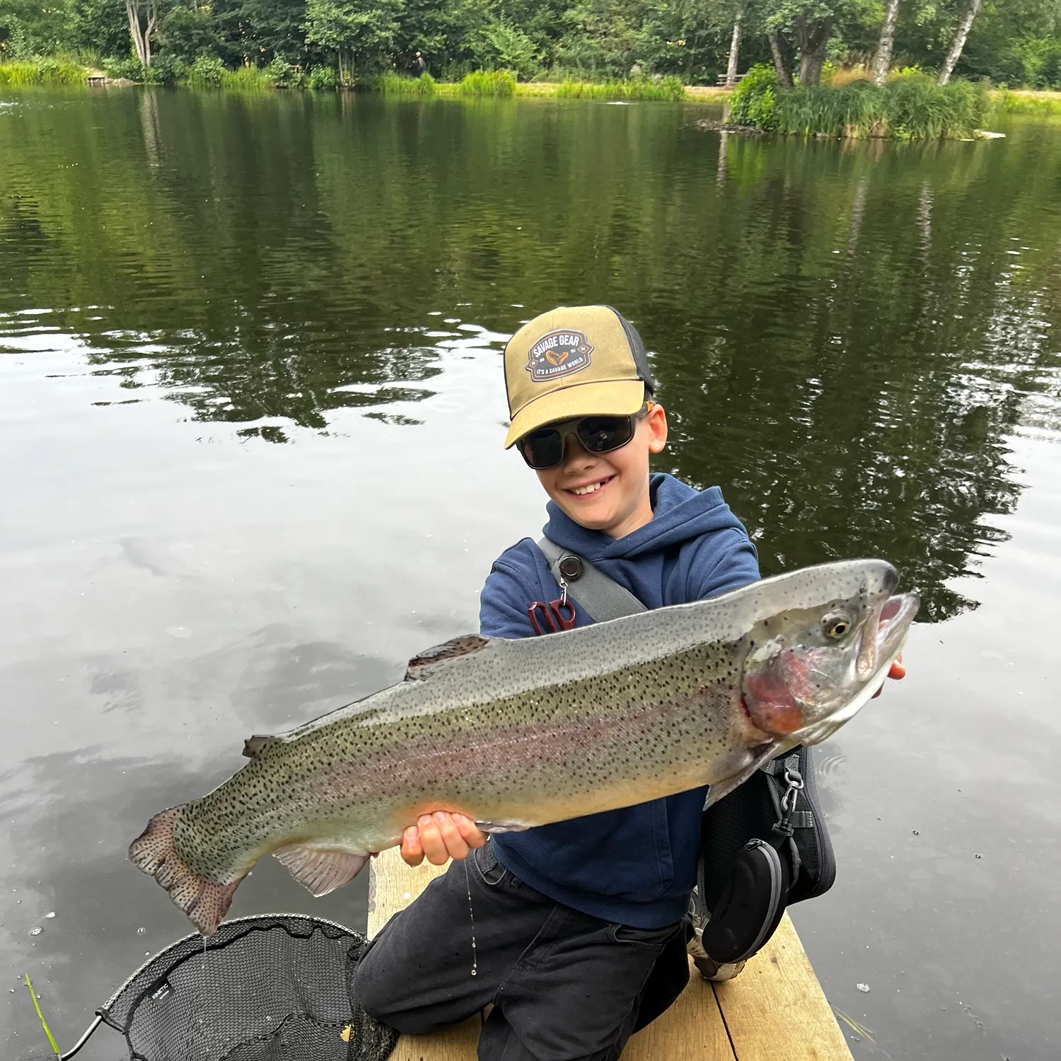Rainbow trout caught on Fishbrain