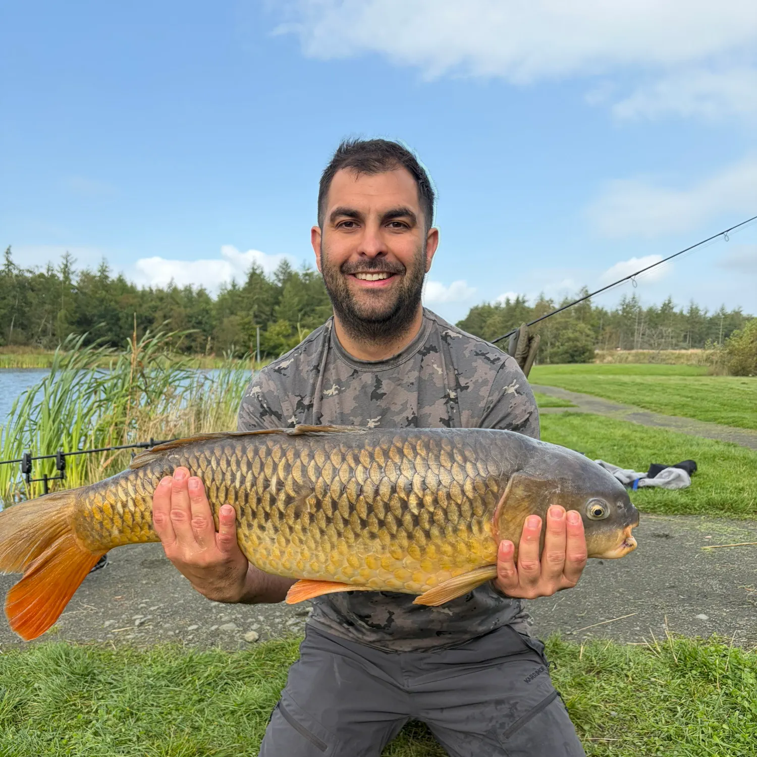 Common carp caught on Fishbrain