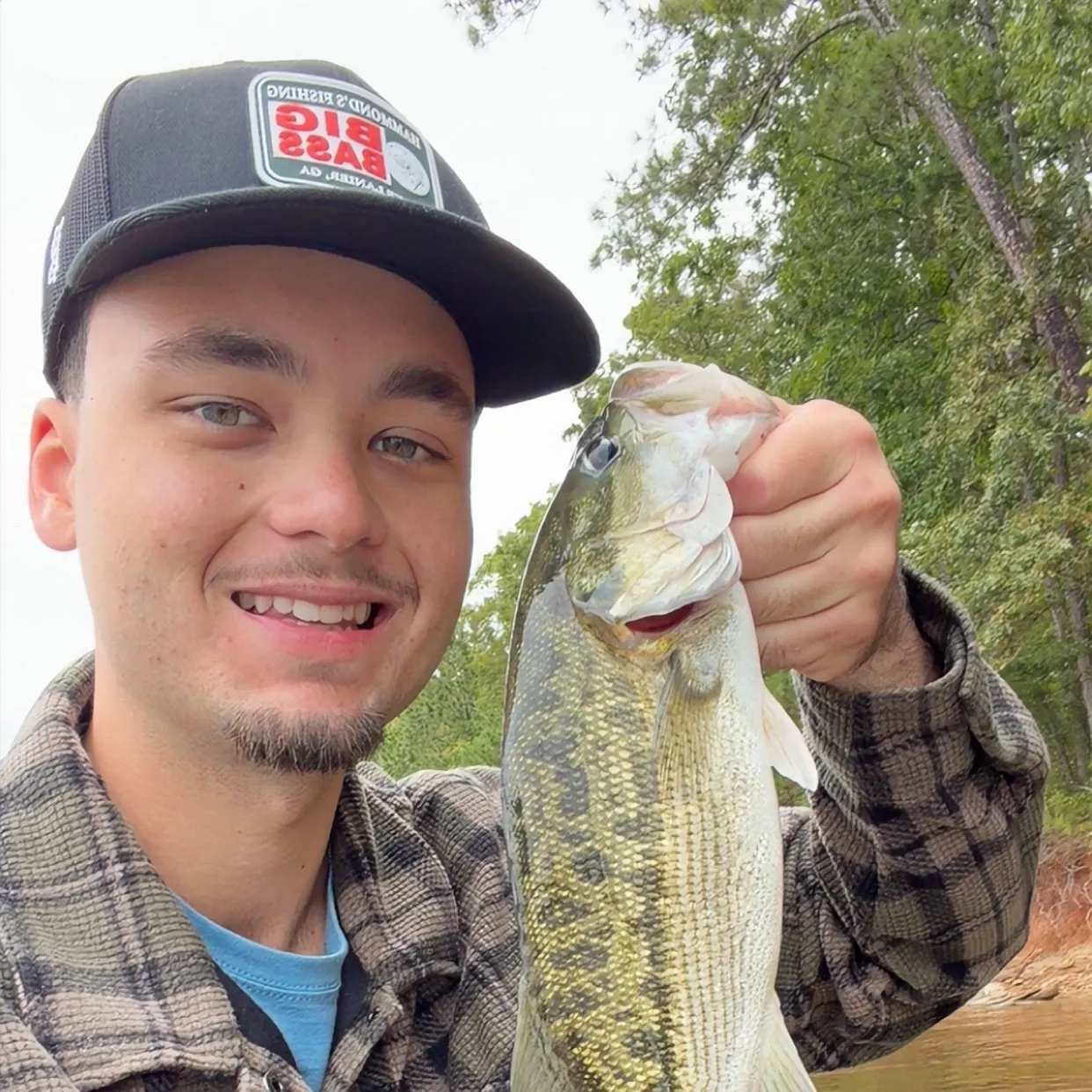 Spotted bass caught on Fishbrain