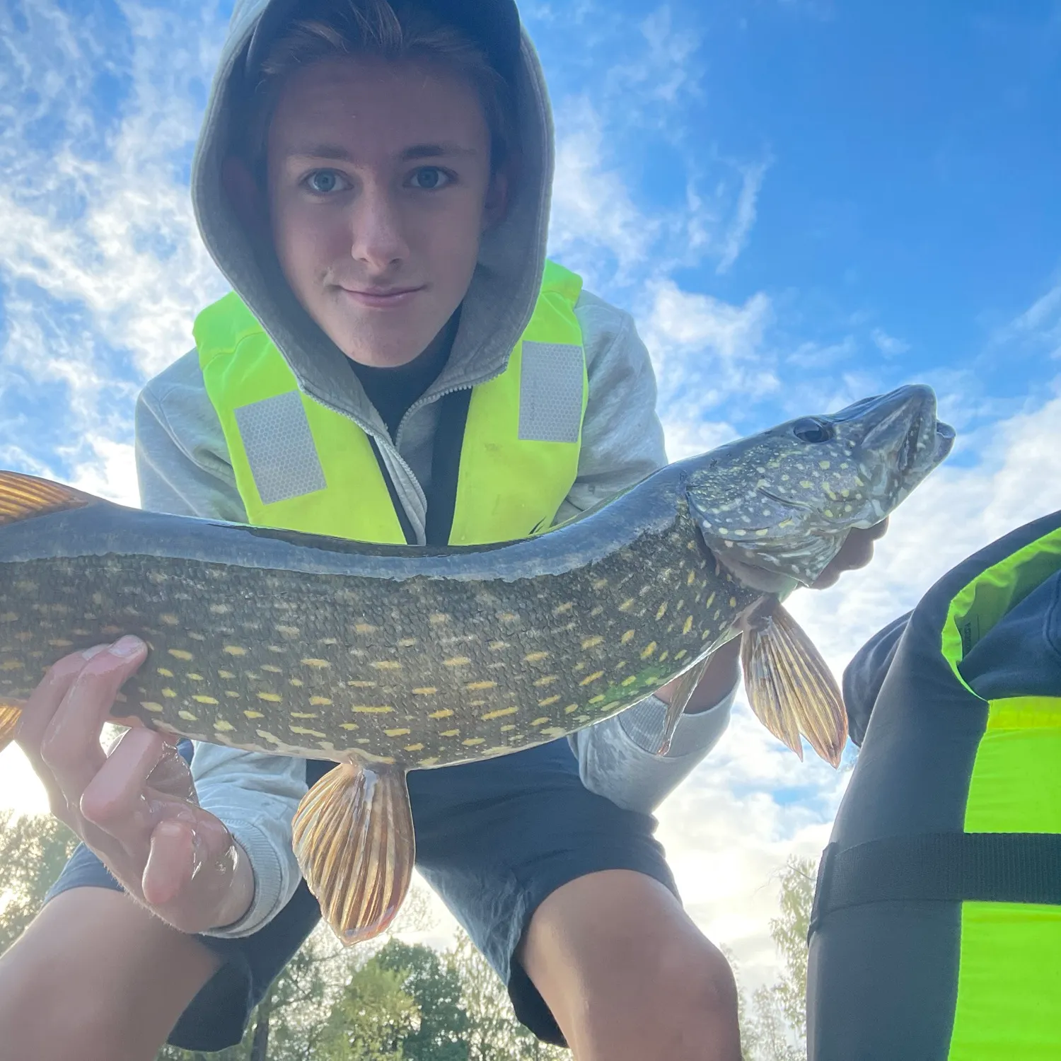Northern pike caught on Fishbrain
