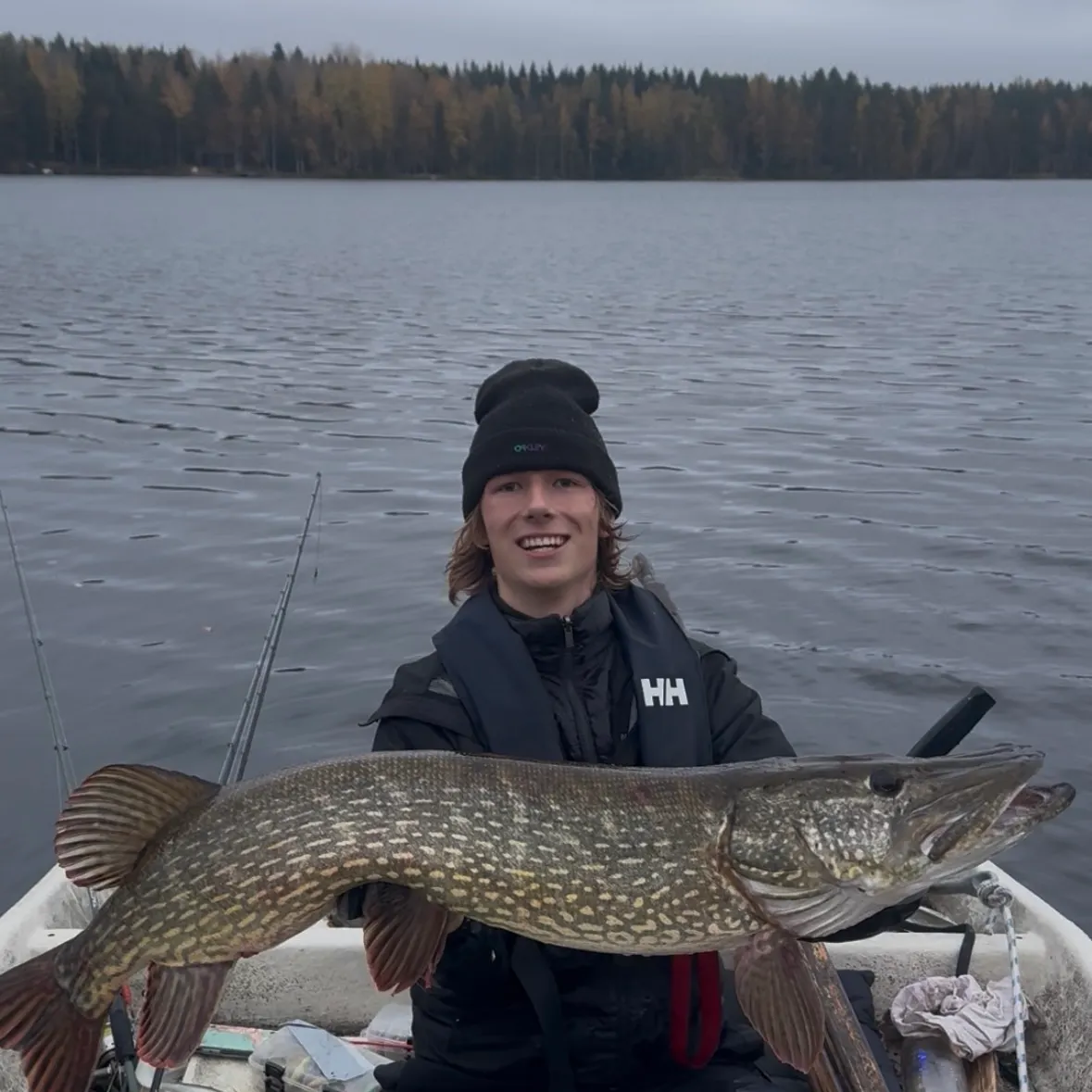 Northern pike caught on Fishbrain