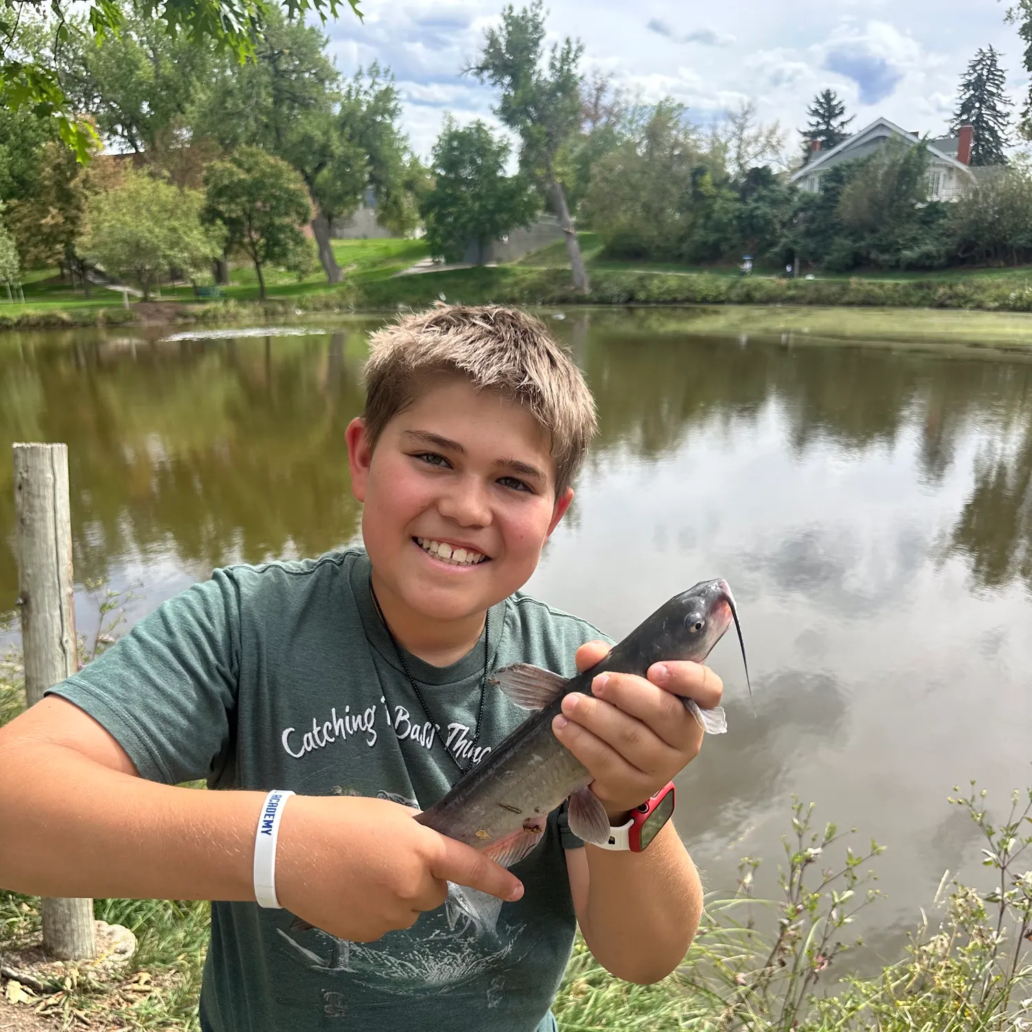 Channel catfish caught on Fishbrain