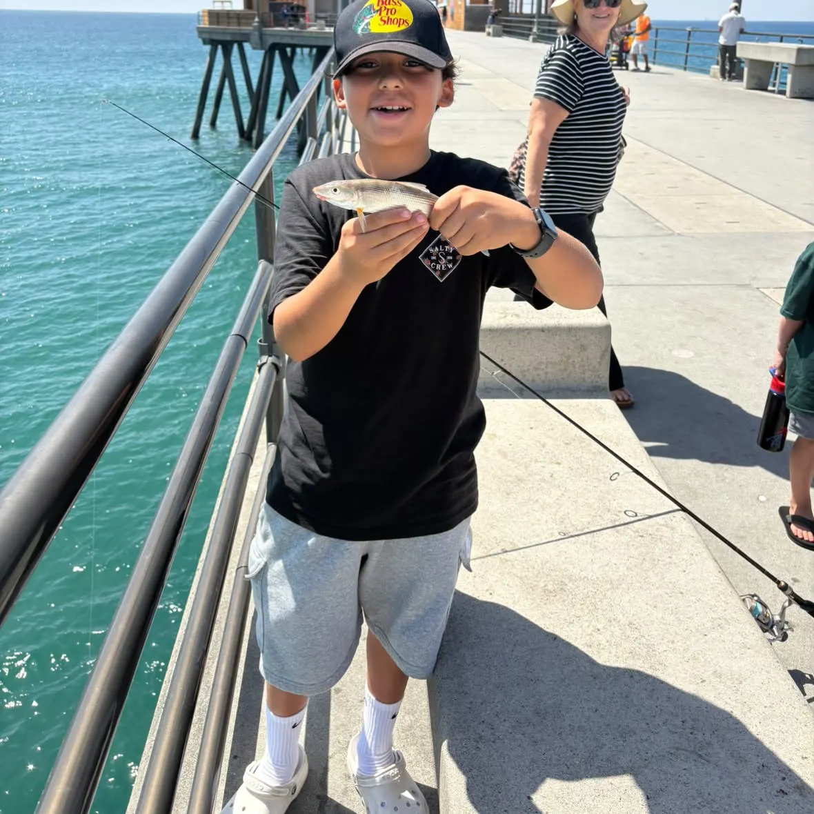 Yellowfin croaker caught on Fishbrain
