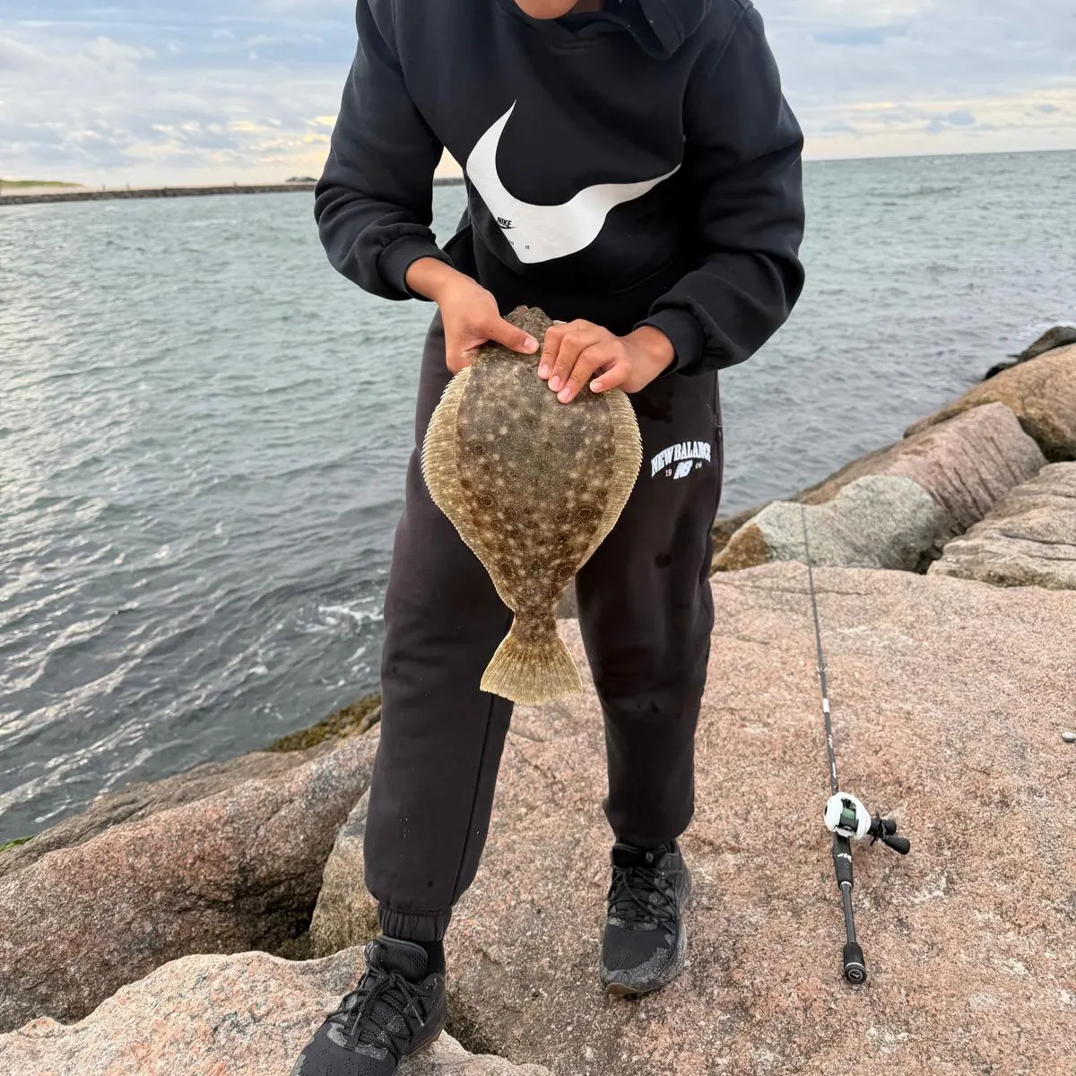 Summer flounder caught on Fishbrain