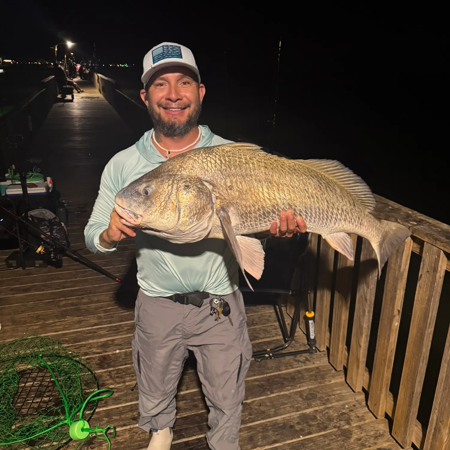 Black drum caught on Fishbrain