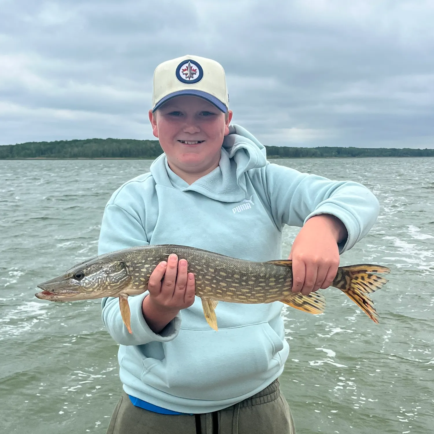 Northern pike caught on Fishbrain
