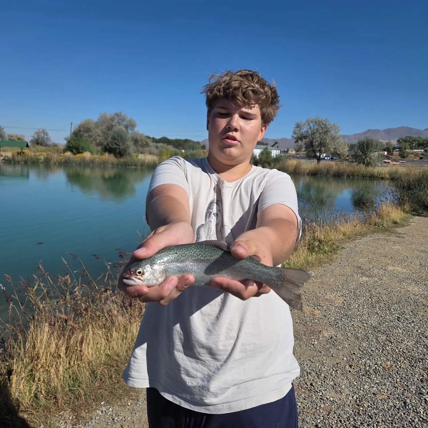 Rainbow trout caught on Fishbrain