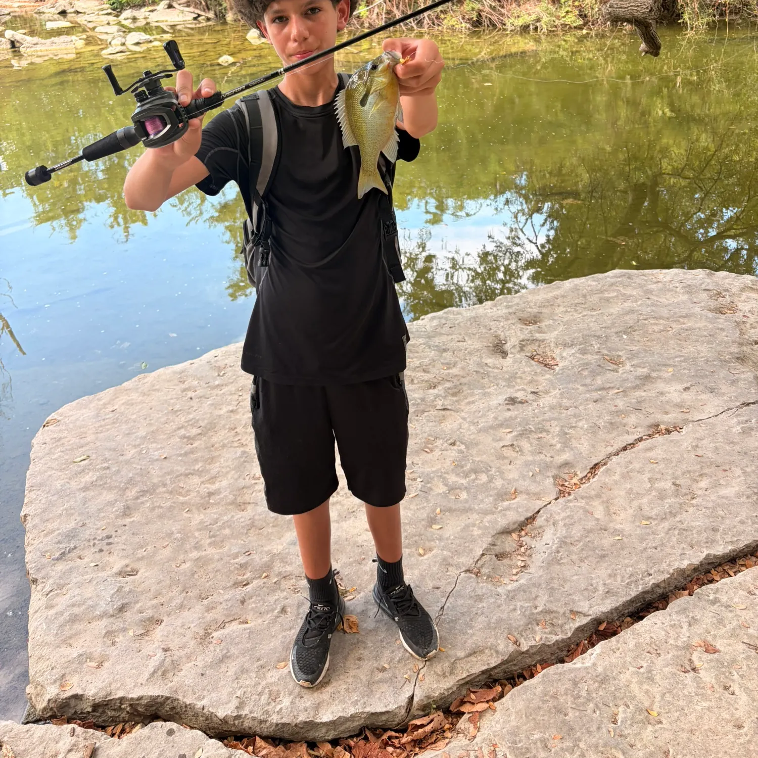 Redbreast sunfish caught on Fishbrain