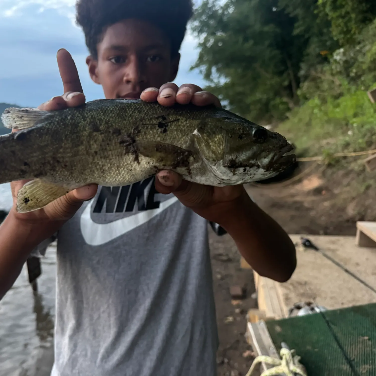 Smallmouth bass caught on Fishbrain