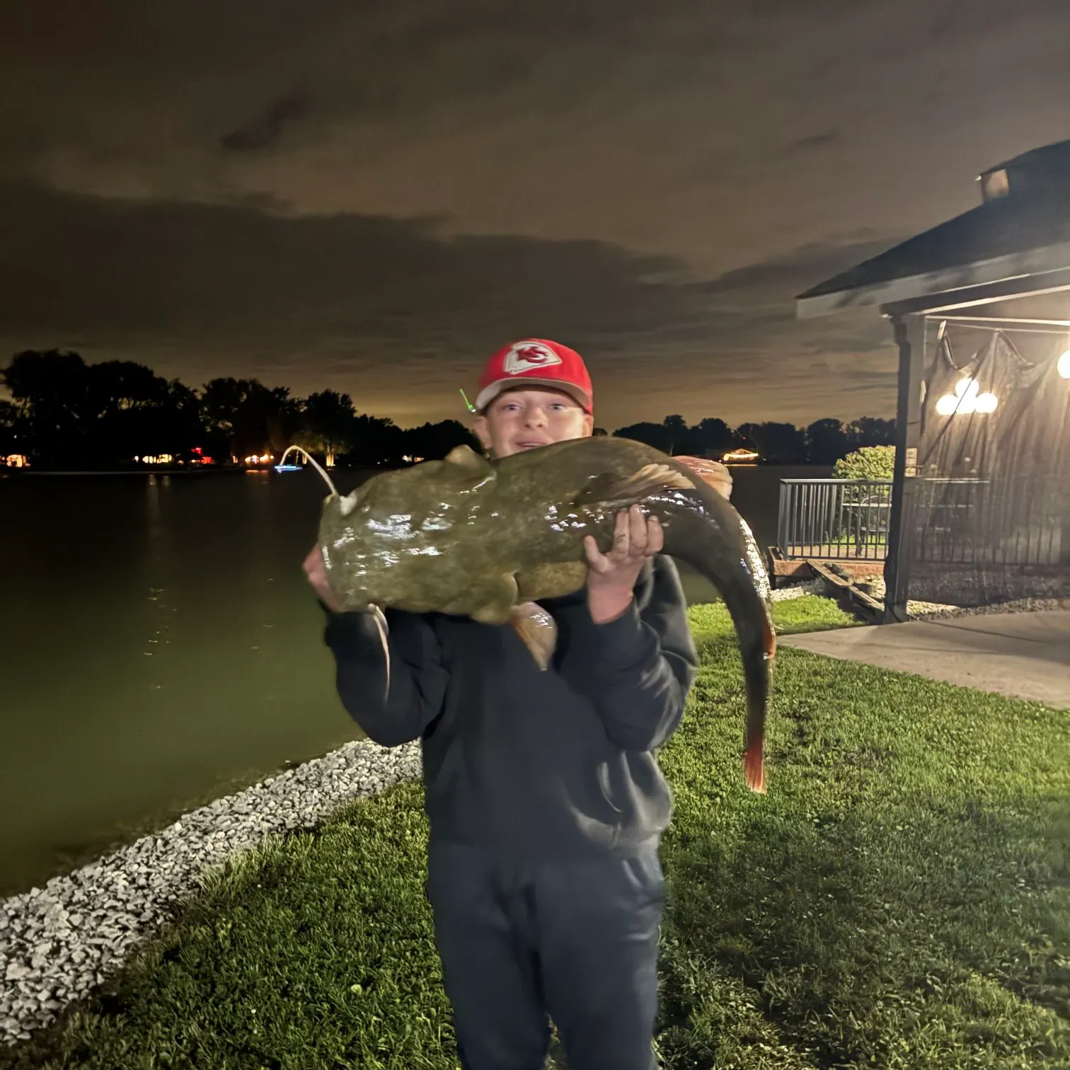 Flathead catfish caught on Fishbrain
