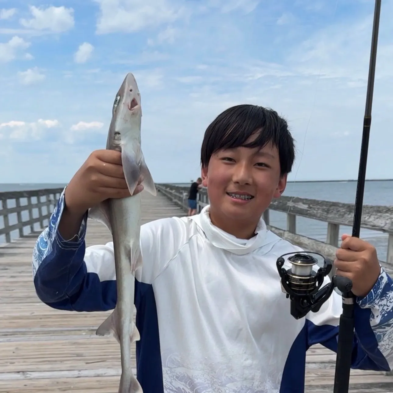 Dusky smooth-hound caught on Fishbrain