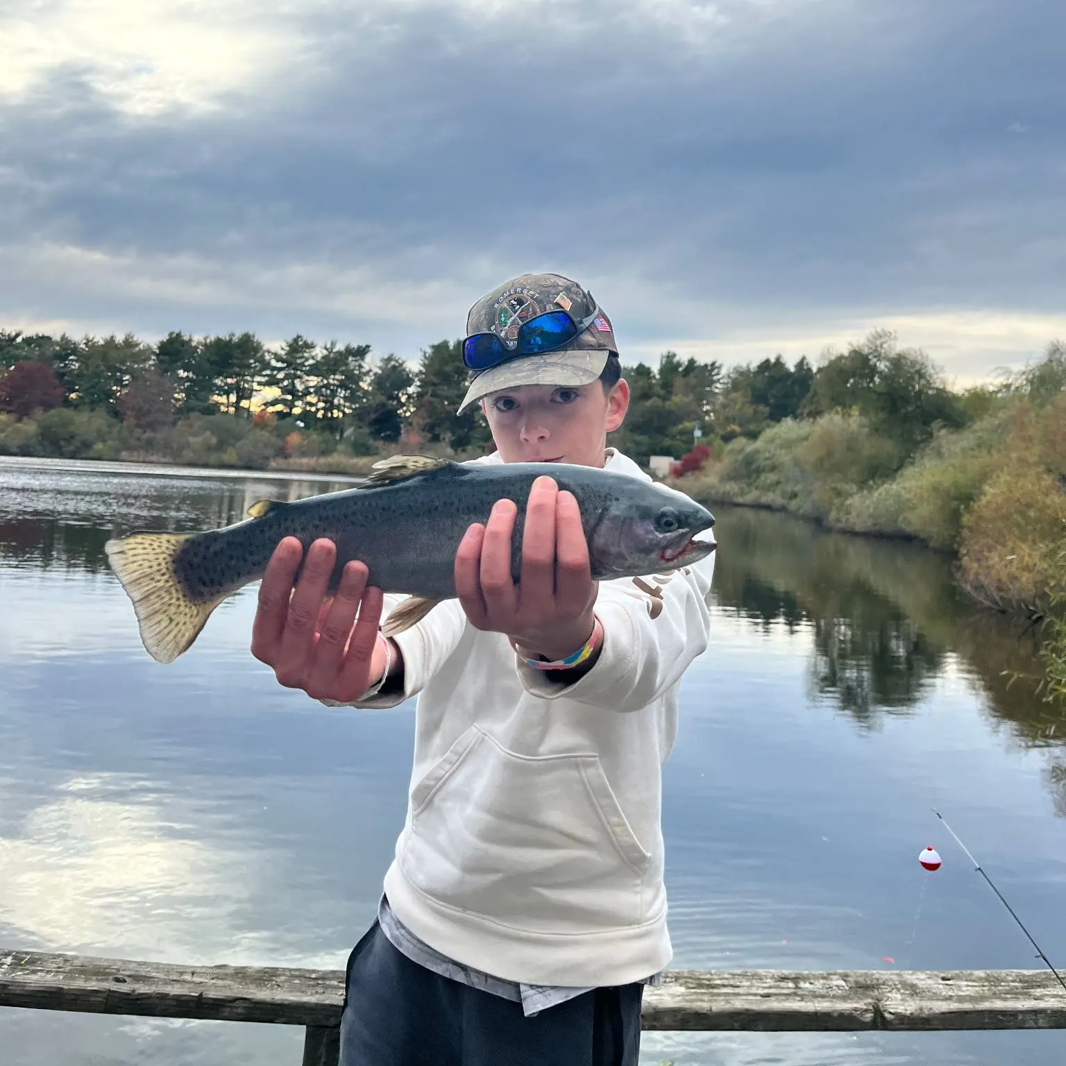 Rainbow trout caught on Fishbrain