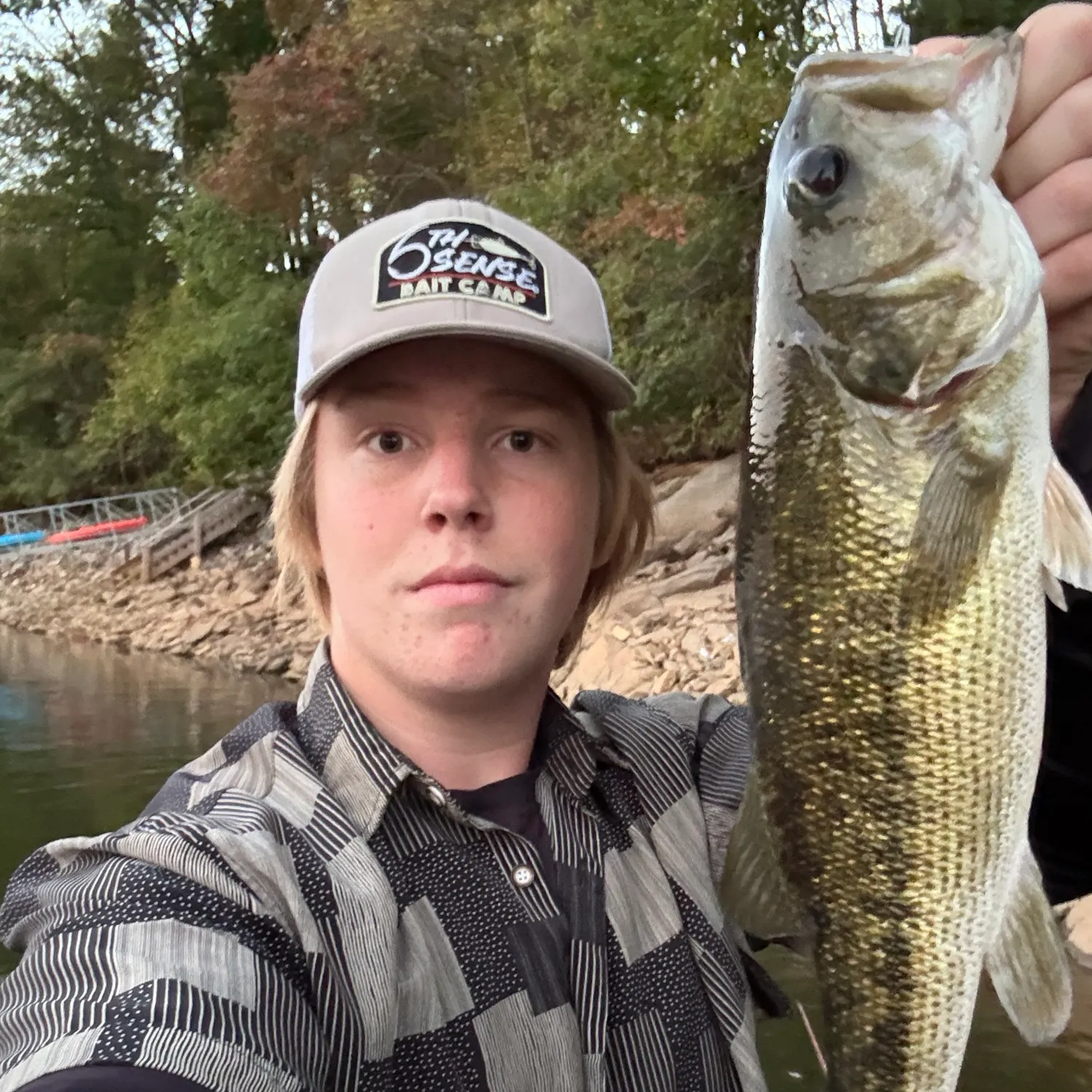 Spotted bass caught on Fishbrain