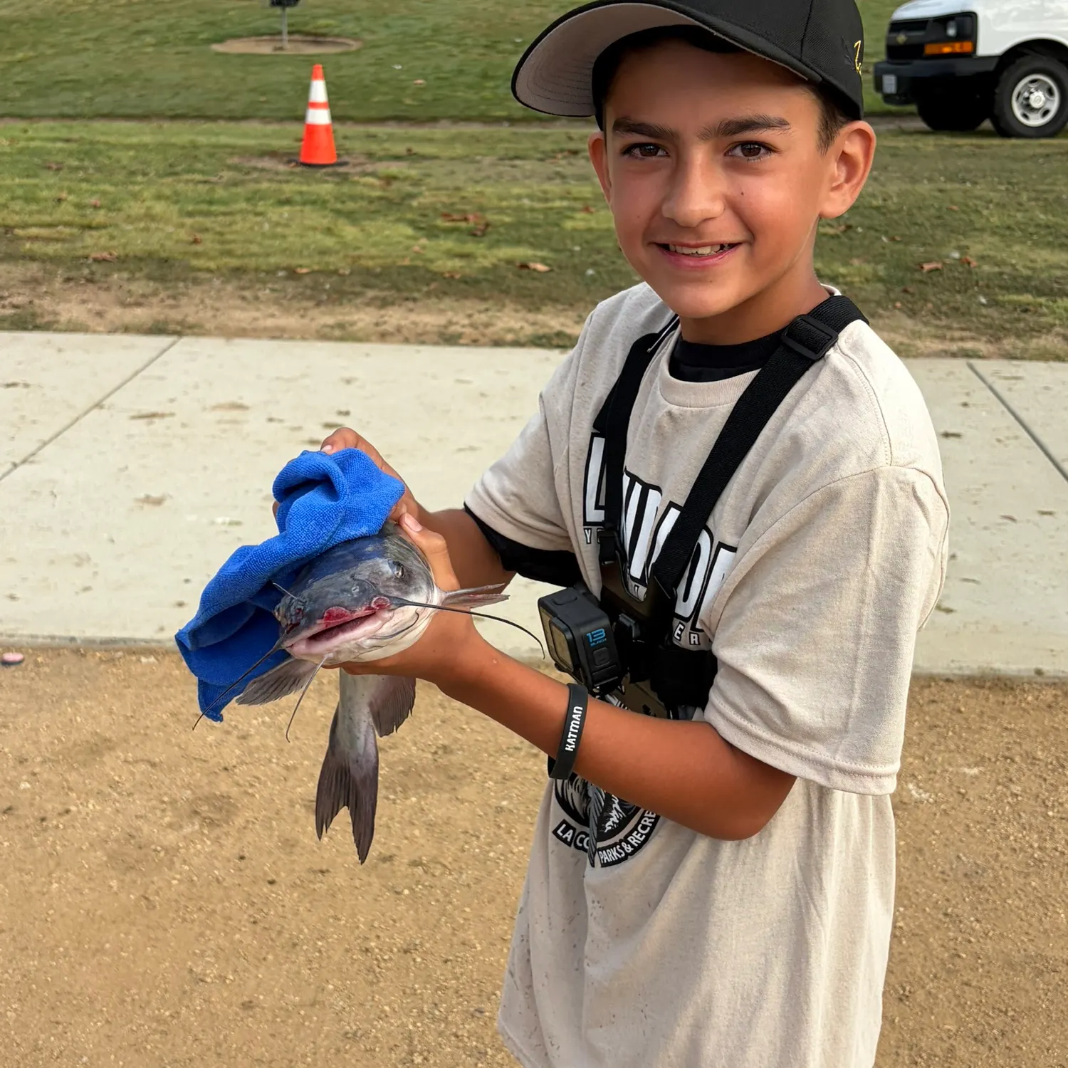 Channel catfish caught on Fishbrain