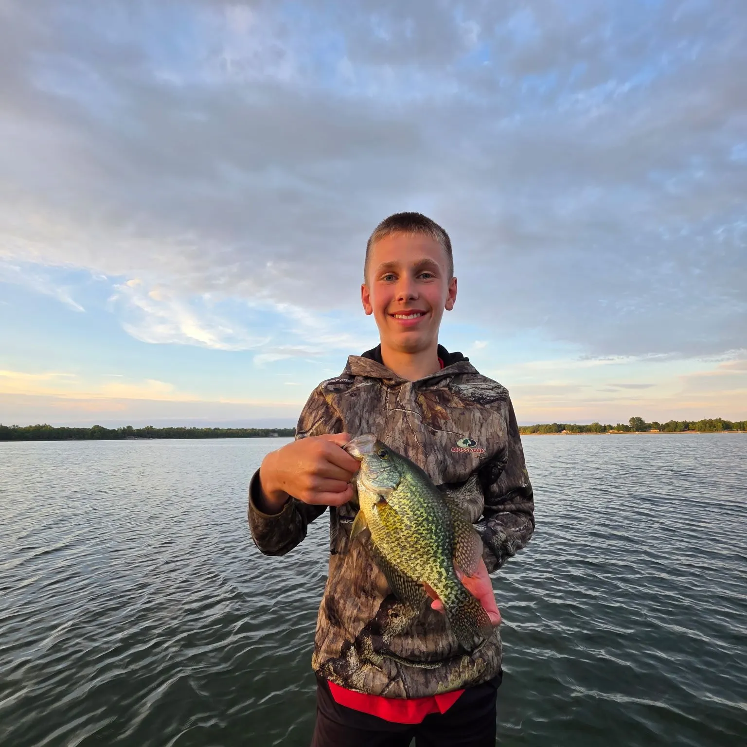 Black crappie caught on Fishbrain