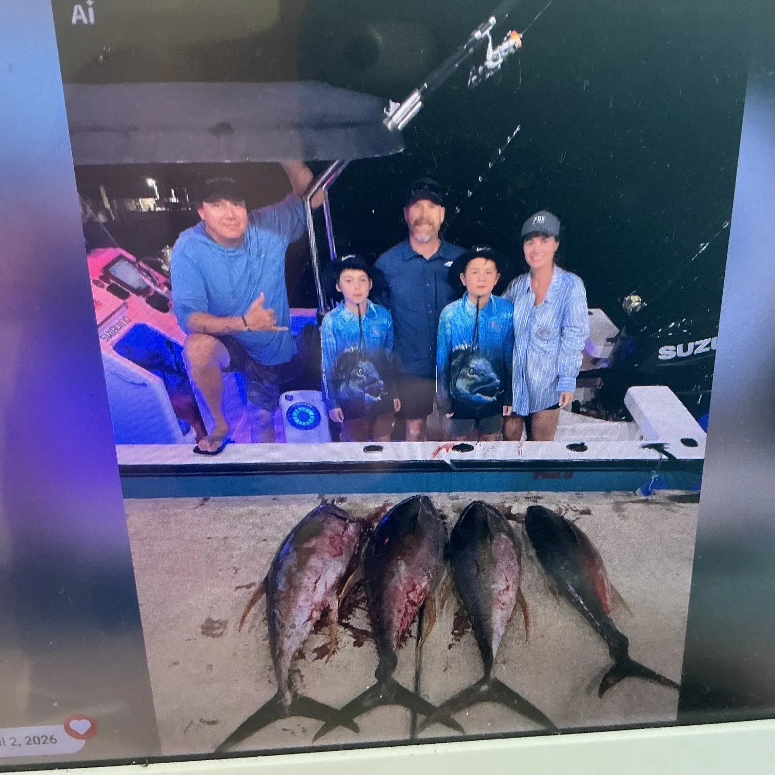 recently logged catches