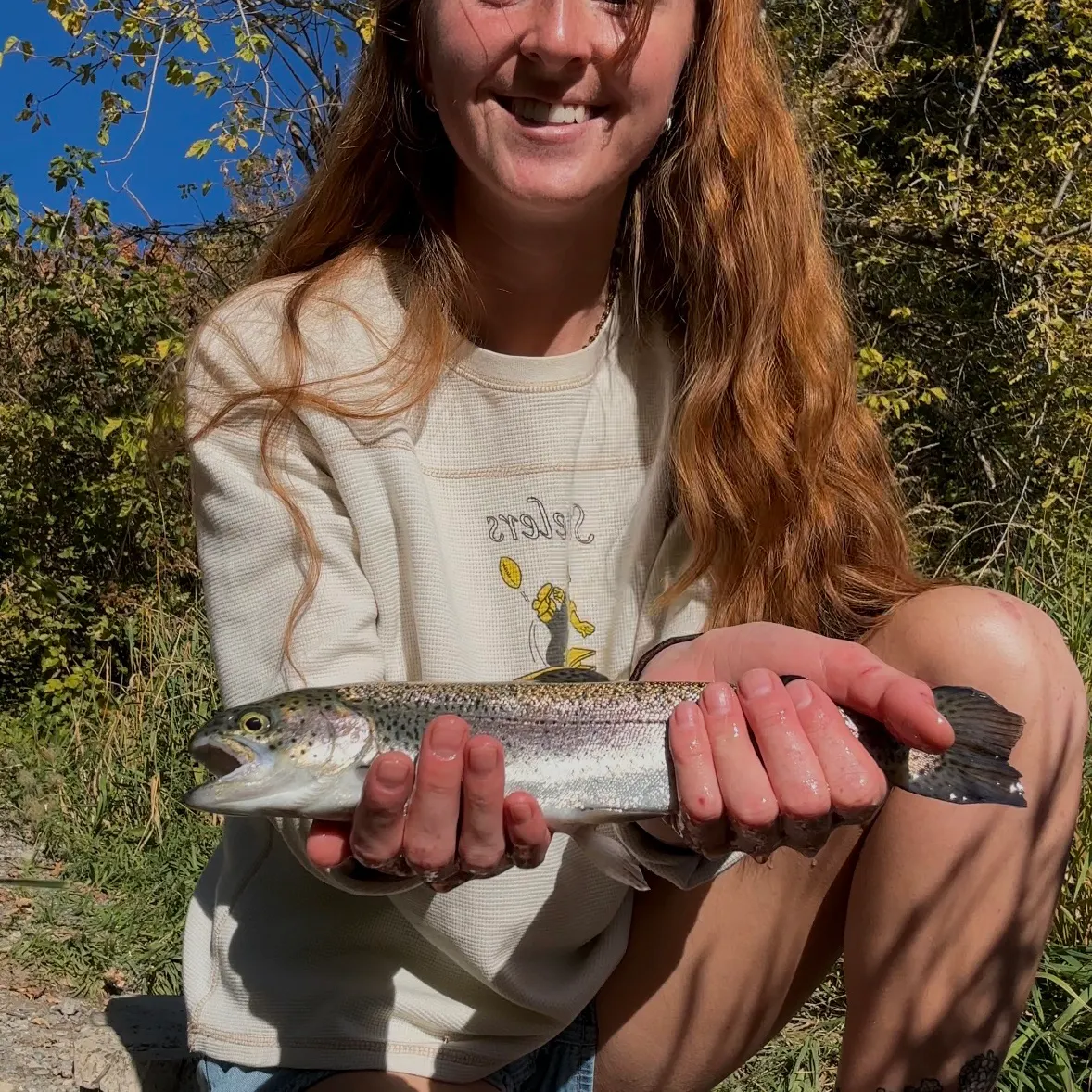 Rainbow trout caught on Fishbrain