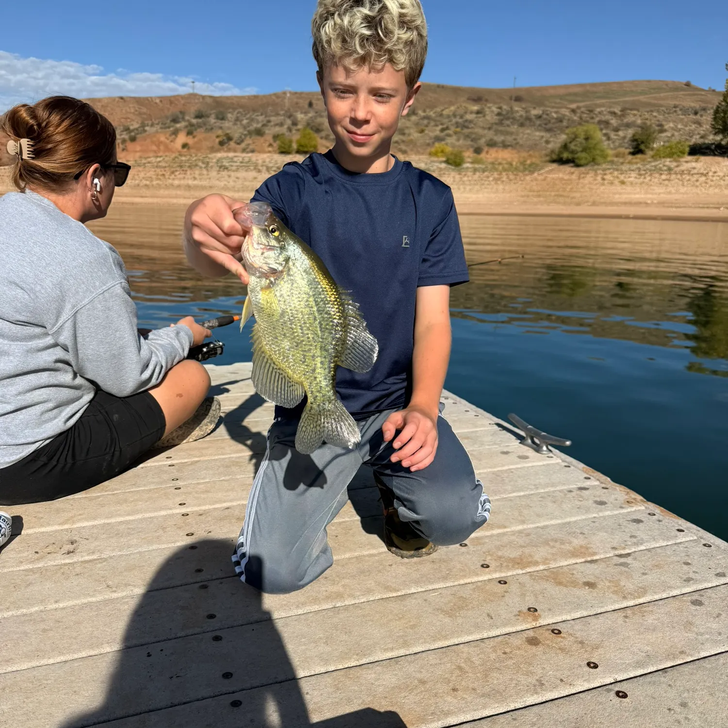 Black crappie caught on Fishbrain