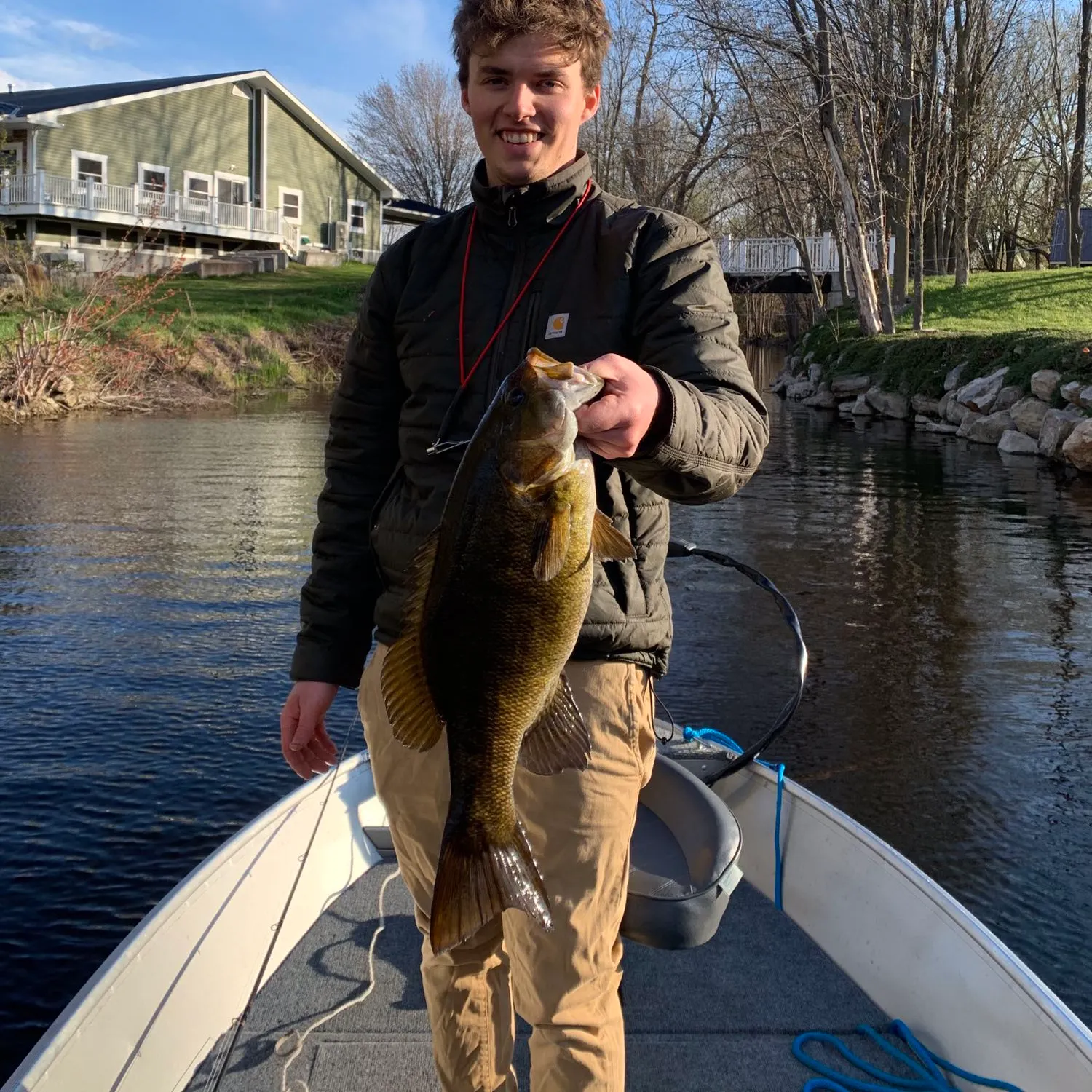 Smallmouth bass caught on Fishbrain