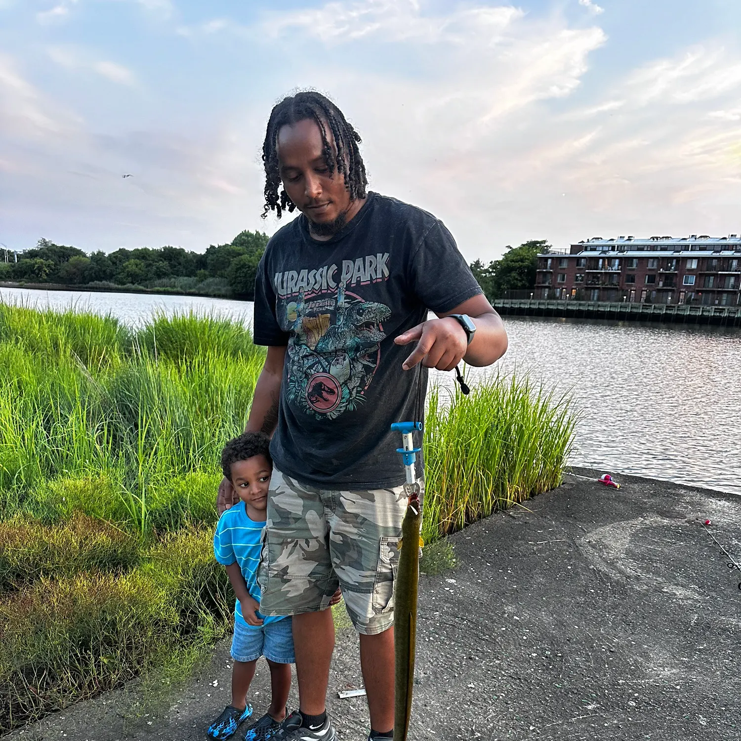 American eel caught on Fishbrain