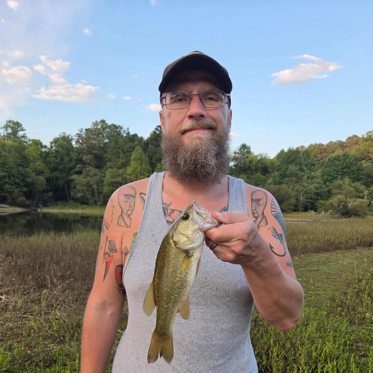 Spotted bass caught on Fishbrain