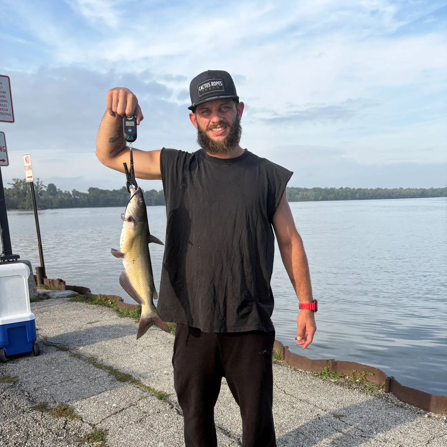 Channel catfish caught on Fishbrain