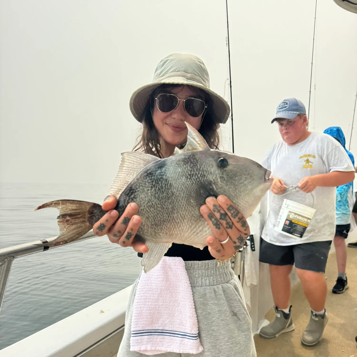 The most recent Grey triggerfish catches on Fishbrain