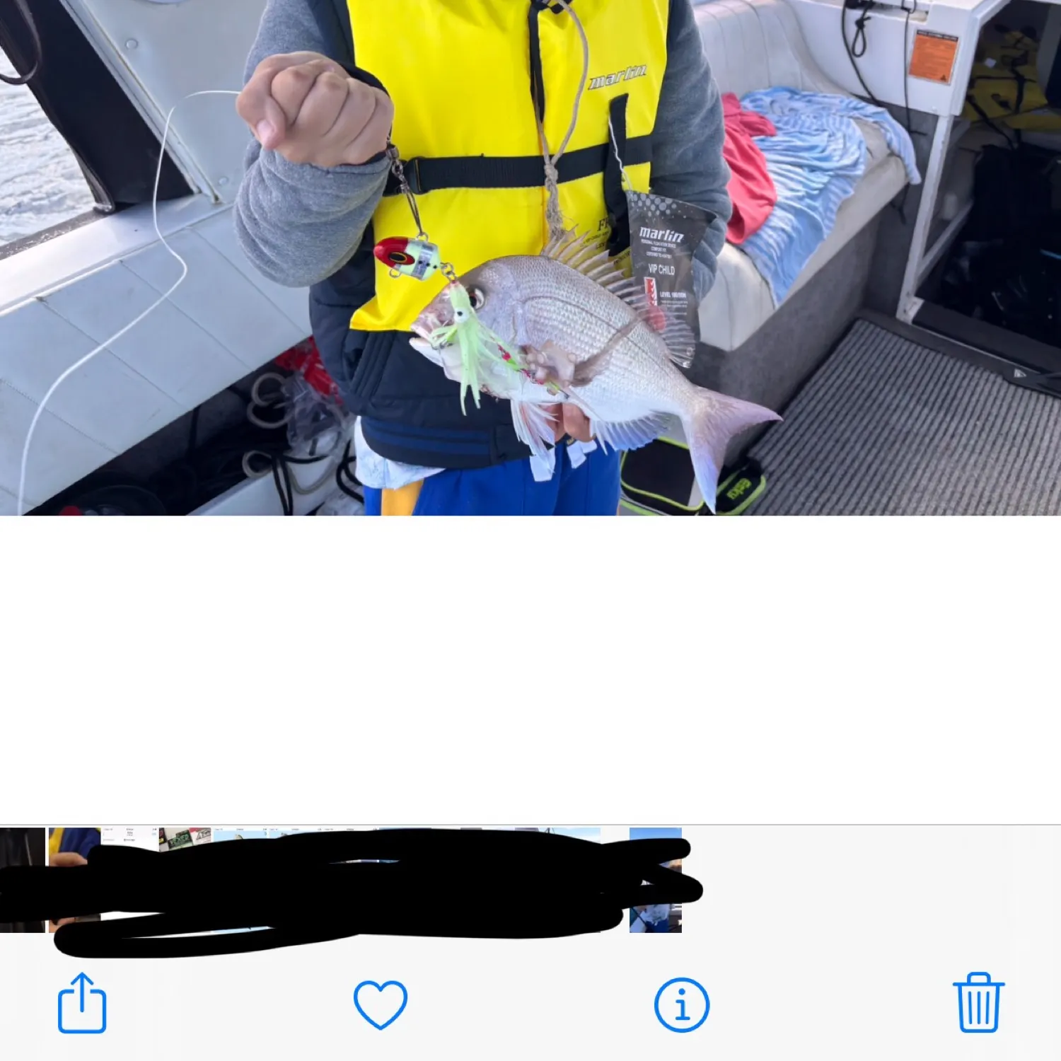 recently logged catches