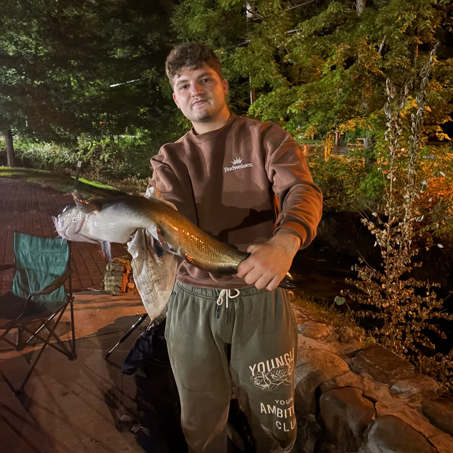 Channel catfish caught on Fishbrain