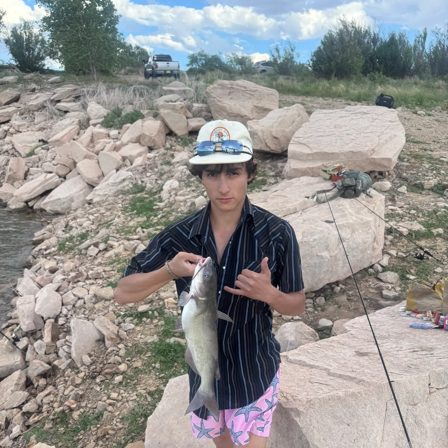 Channel catfish caught on Fishbrain