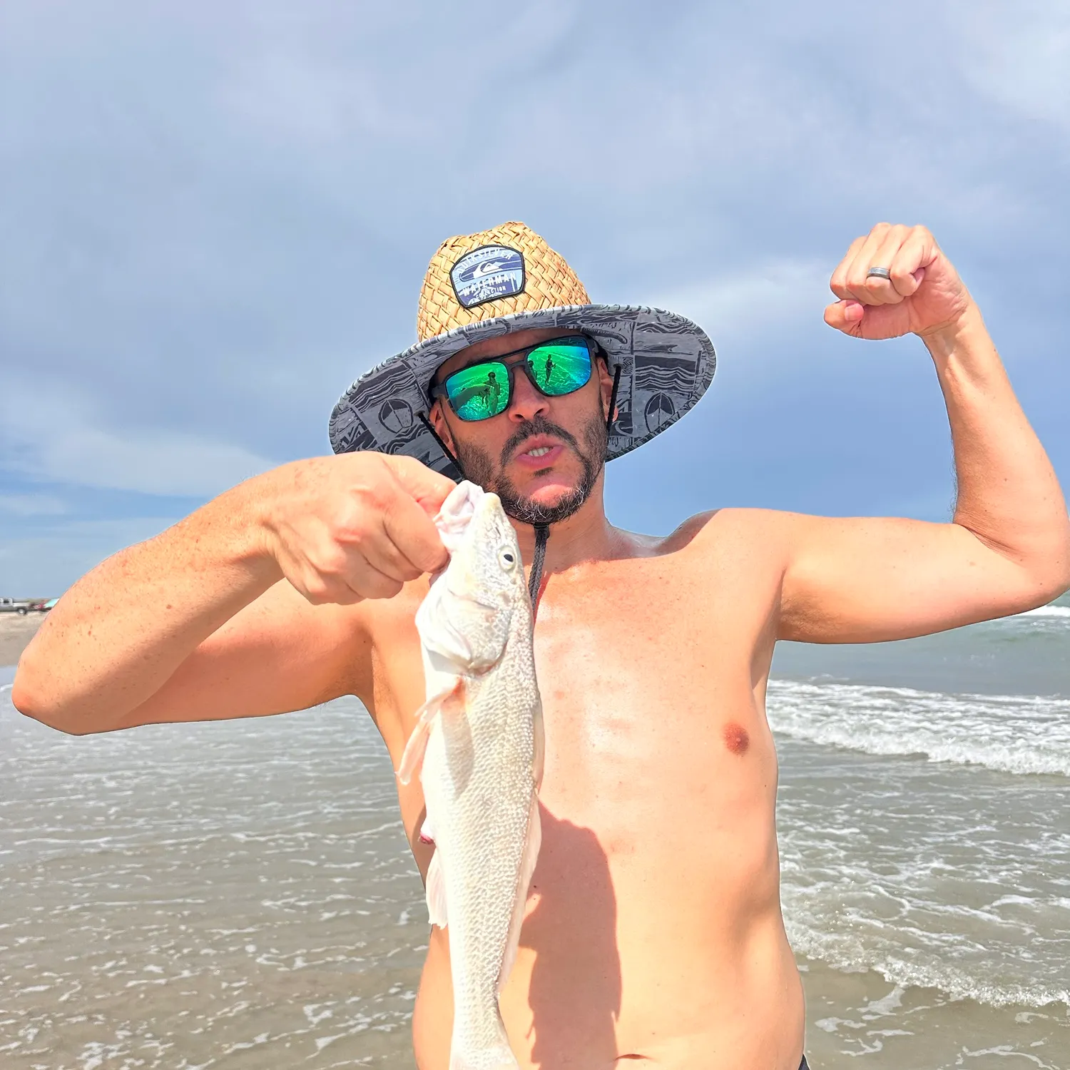 Gulf kingcroaker caught on Fishbrain