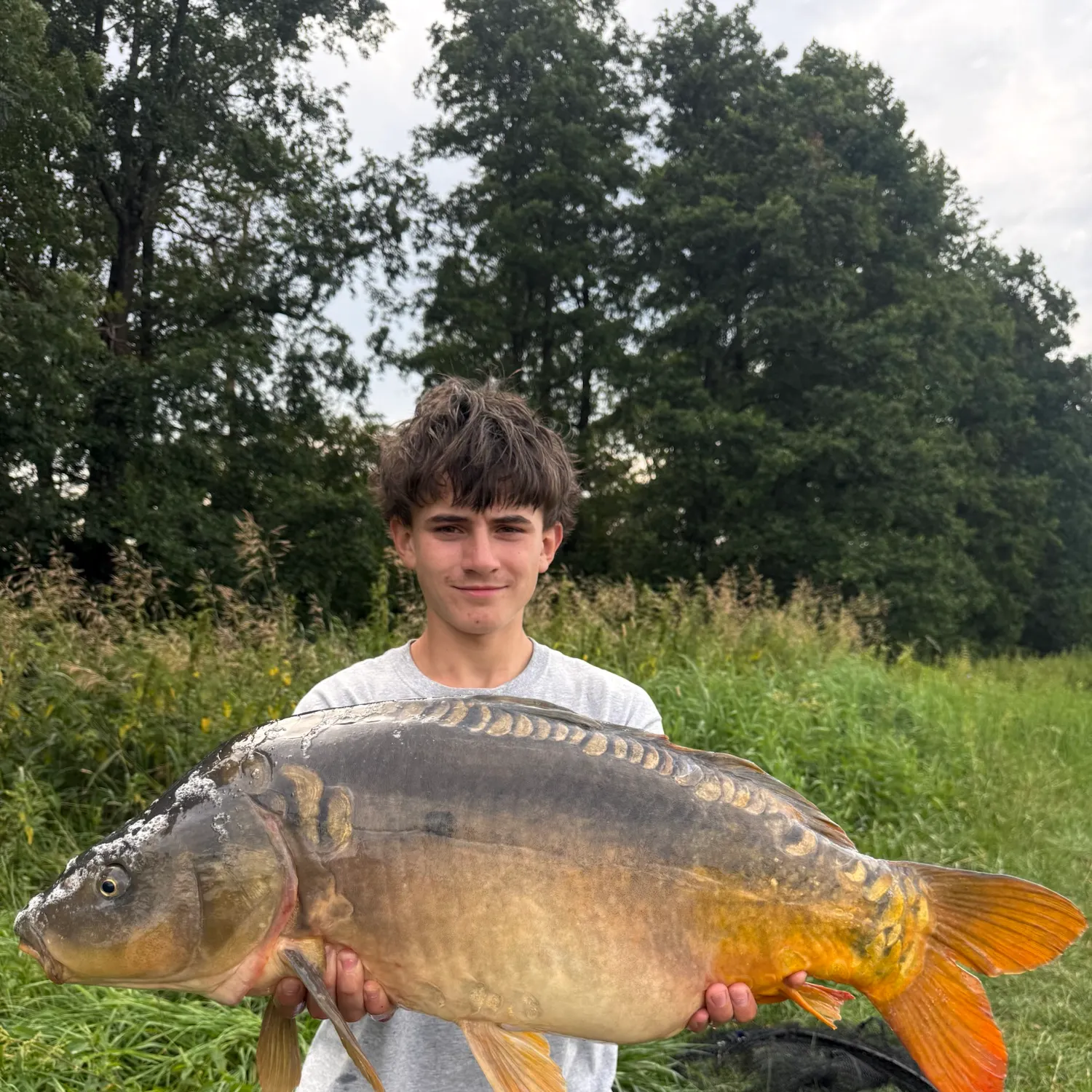 The most recent Leather carp catches on Fishbrain