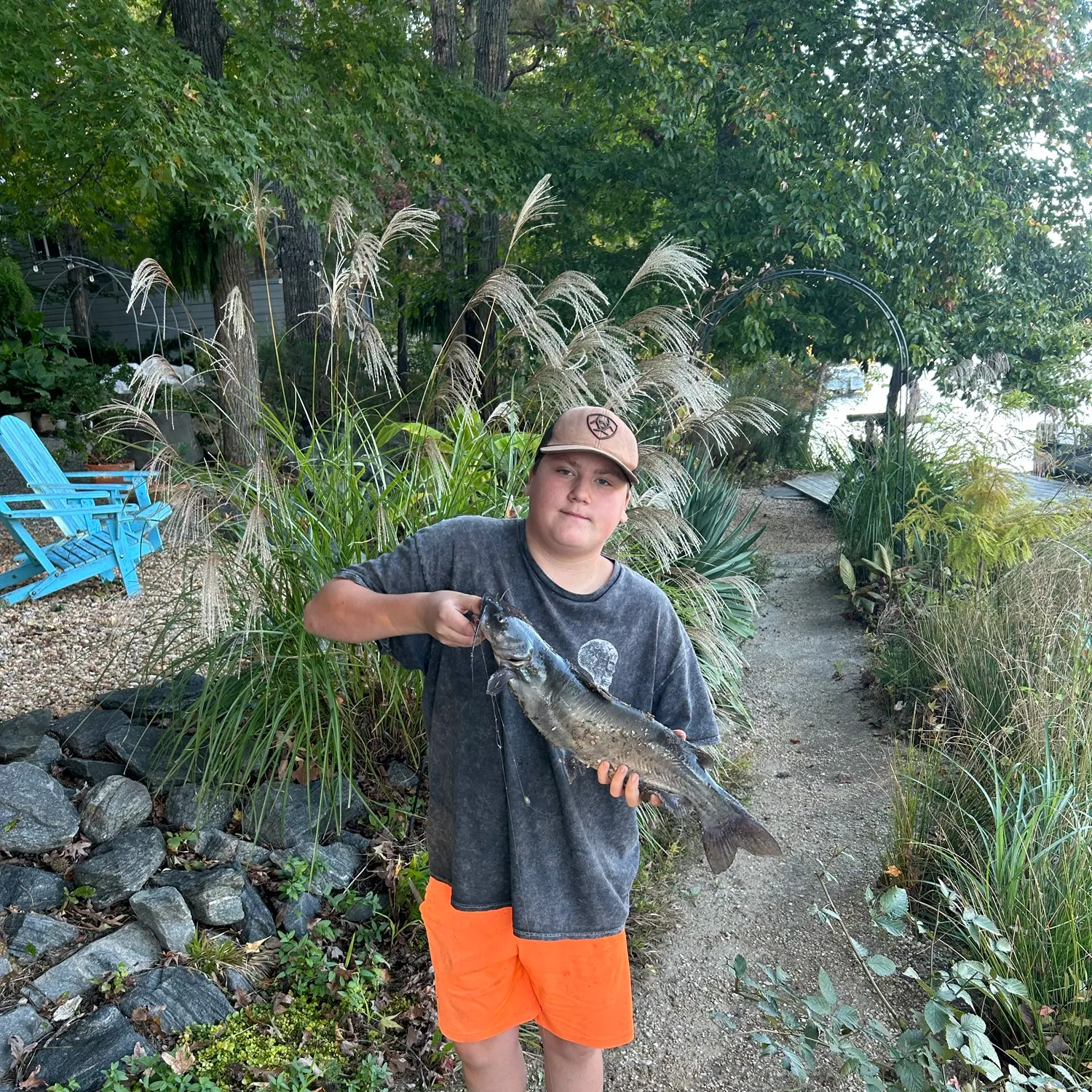 Channel catfish caught on Fishbrain