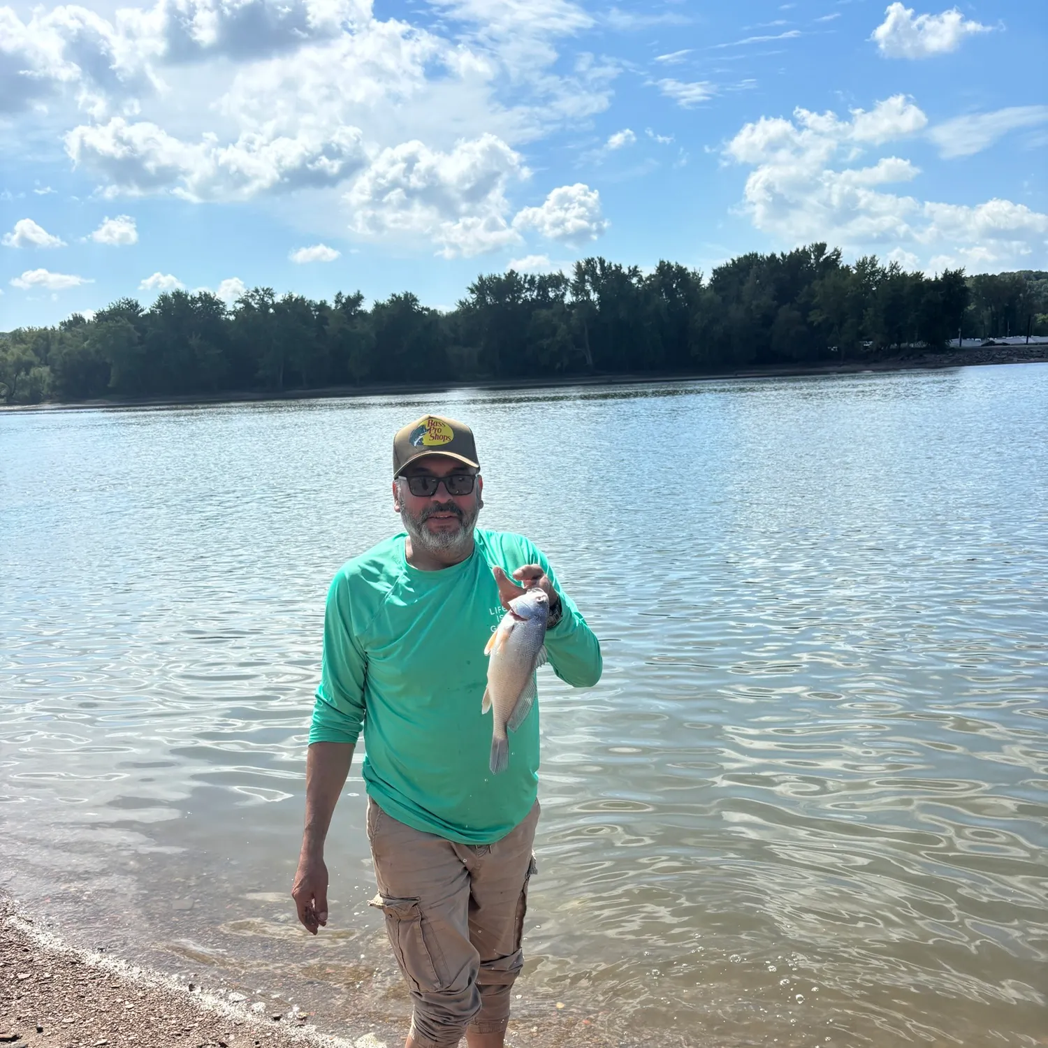 Freshwater drum caught on Fishbrain