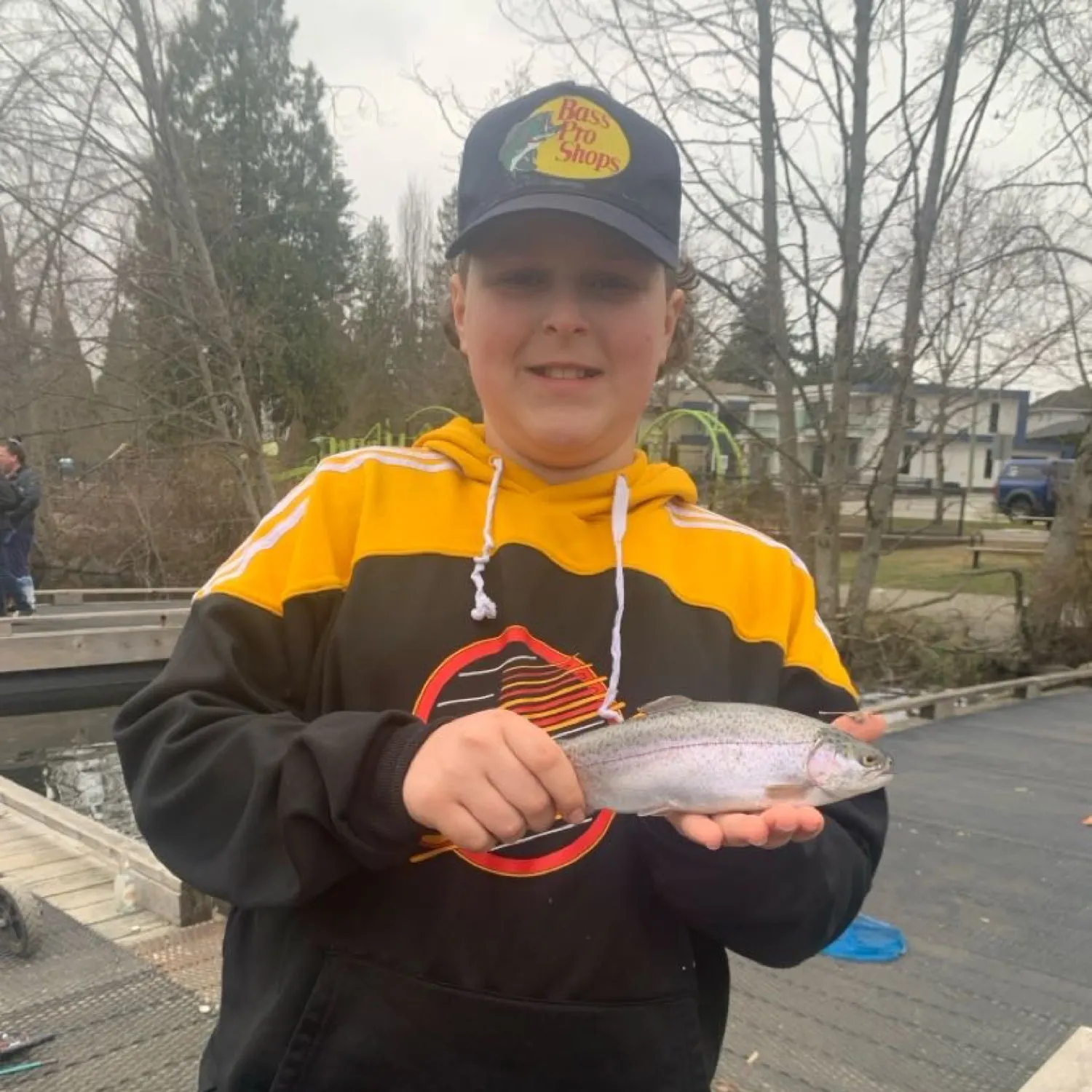 Rainbow trout caught on Fishbrain