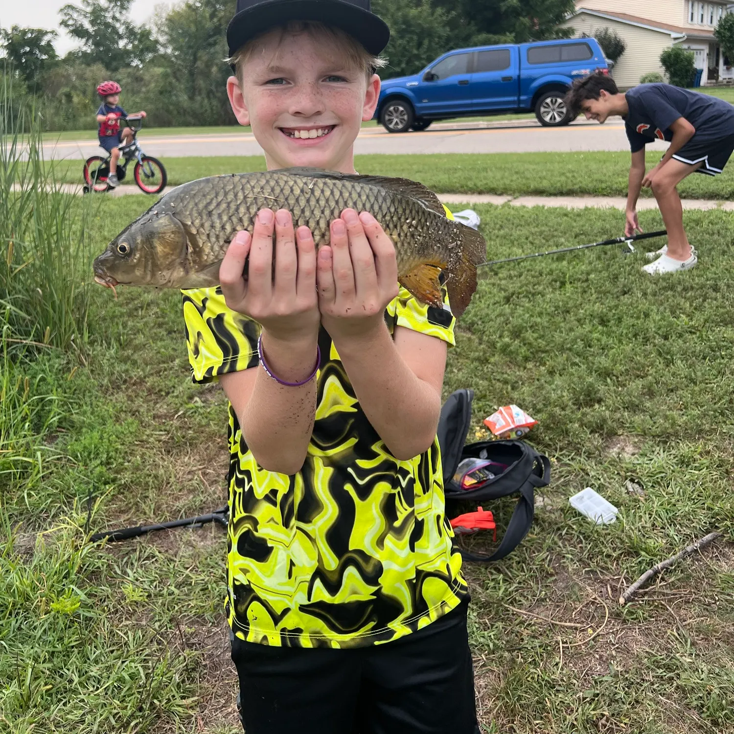 Common carp caught on Fishbrain