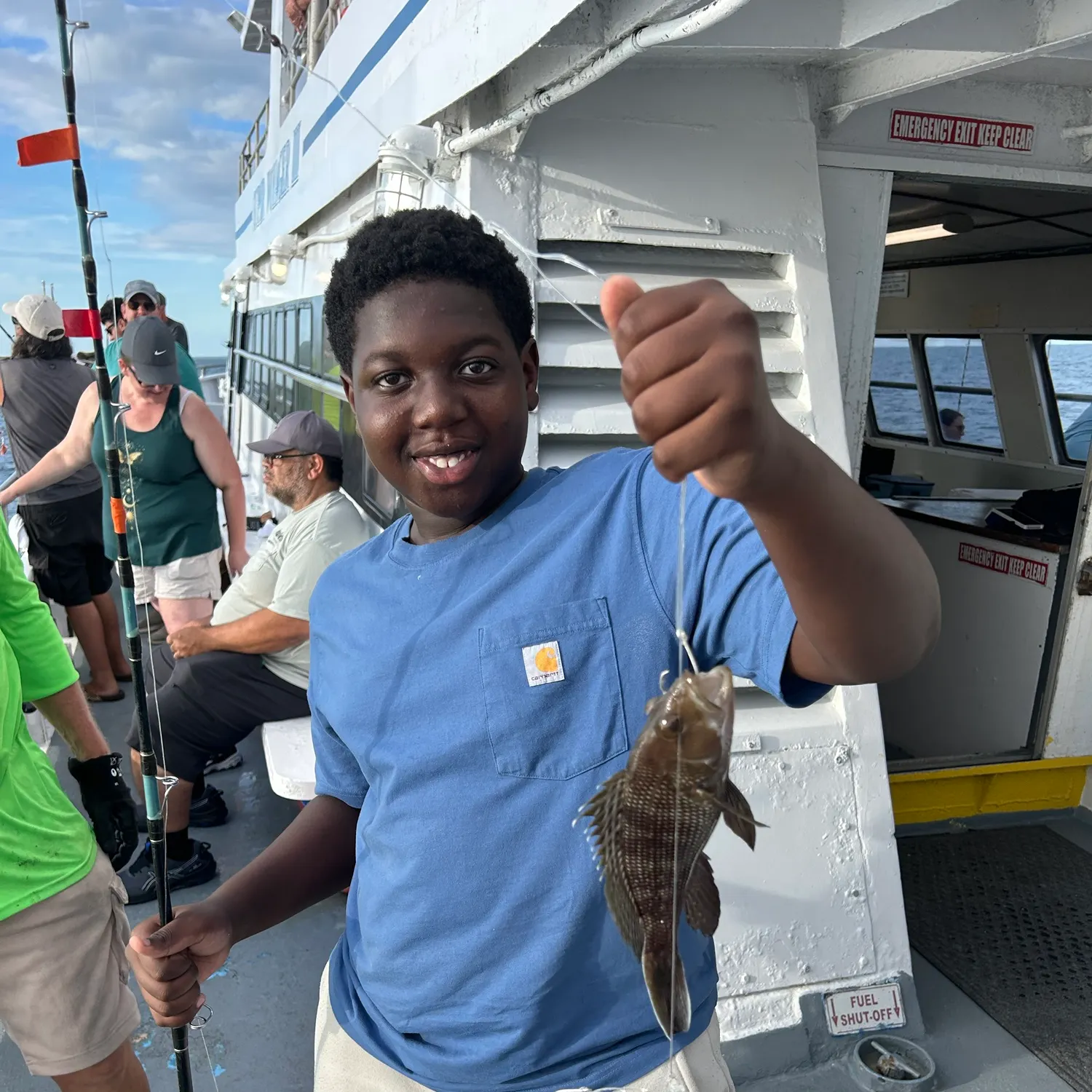Black sea bass caught on Fishbrain