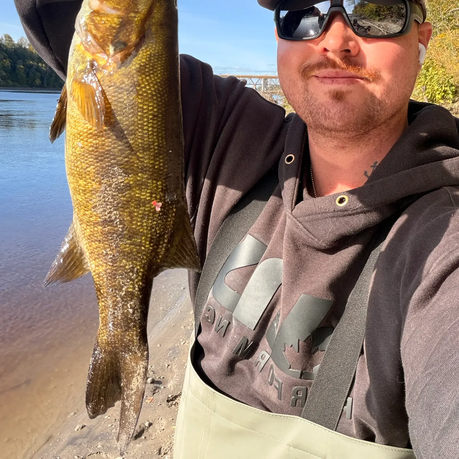 Smallmouth bass caught on Fishbrain