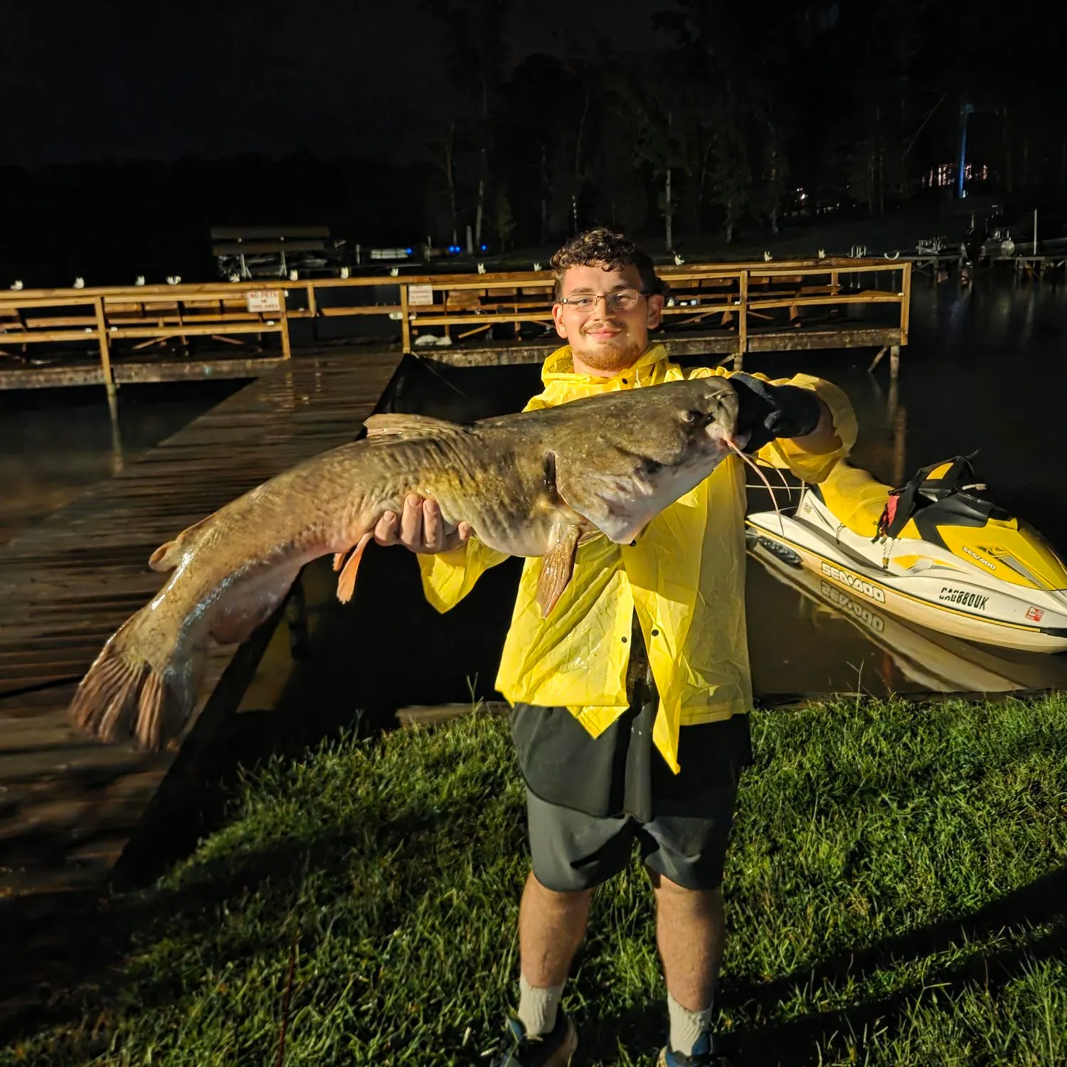 Flathead catfish caught on Fishbrain