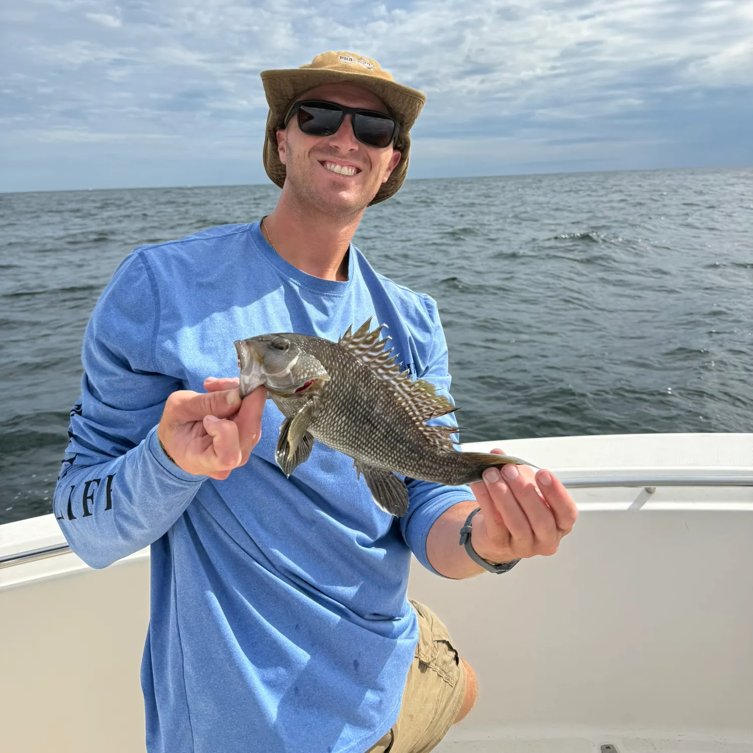 Black sea bass caught on Fishbrain